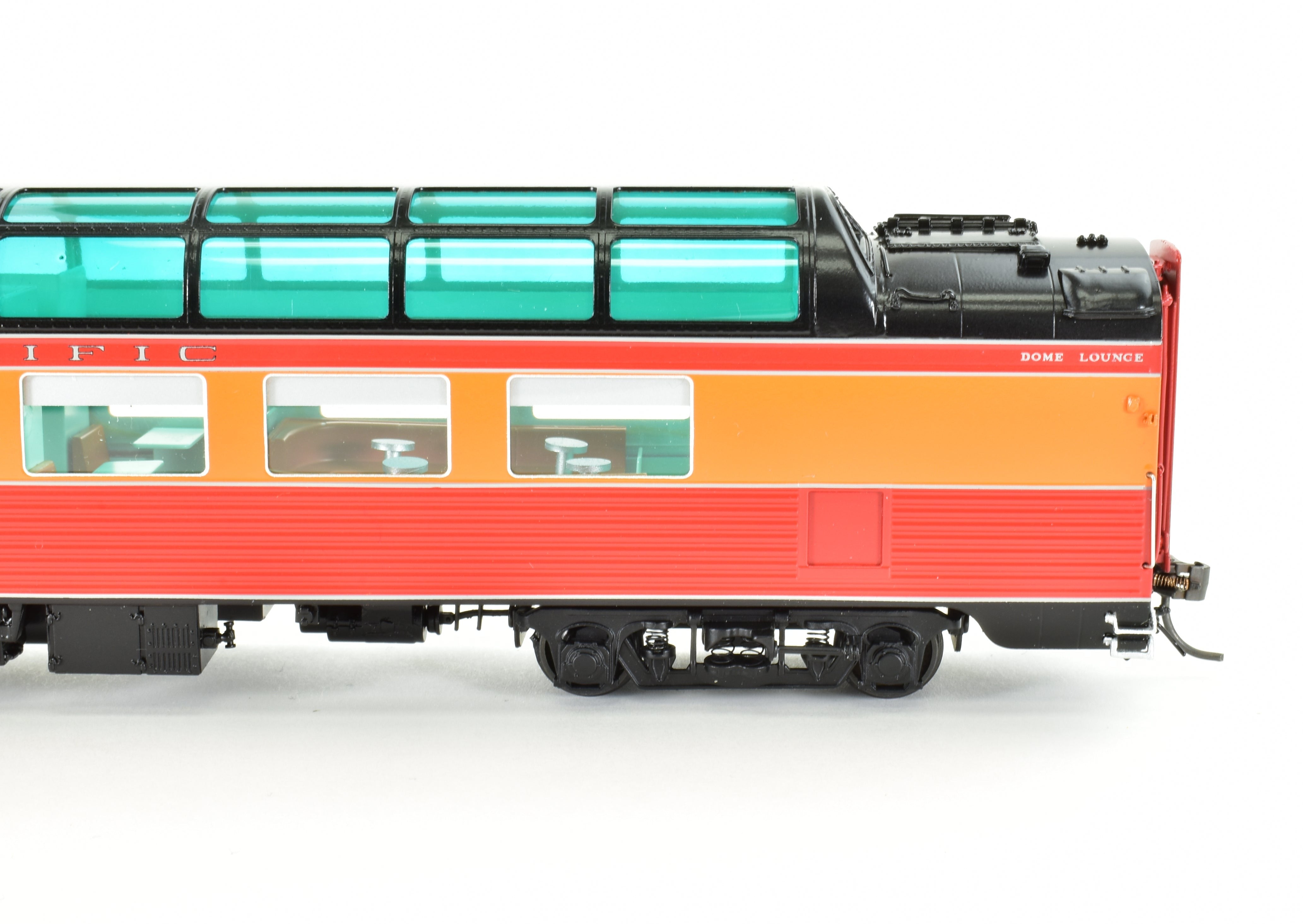 HO Scale Brass Model Train Consignment Set - Challenger Imports SP - Southern Pacific 1955 Shasta Daylight 10 - Car Train Set with FP