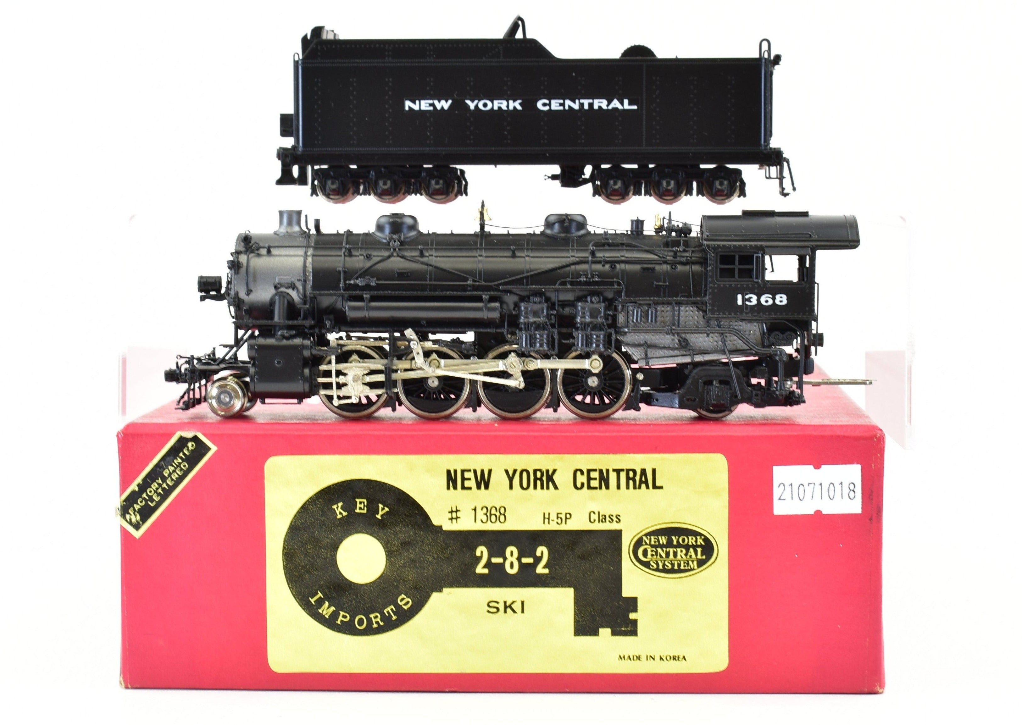 HO Brass Key Imports NYC - 1991 New York Central #1368 H-5p 2-8-2 Mikado FP Model