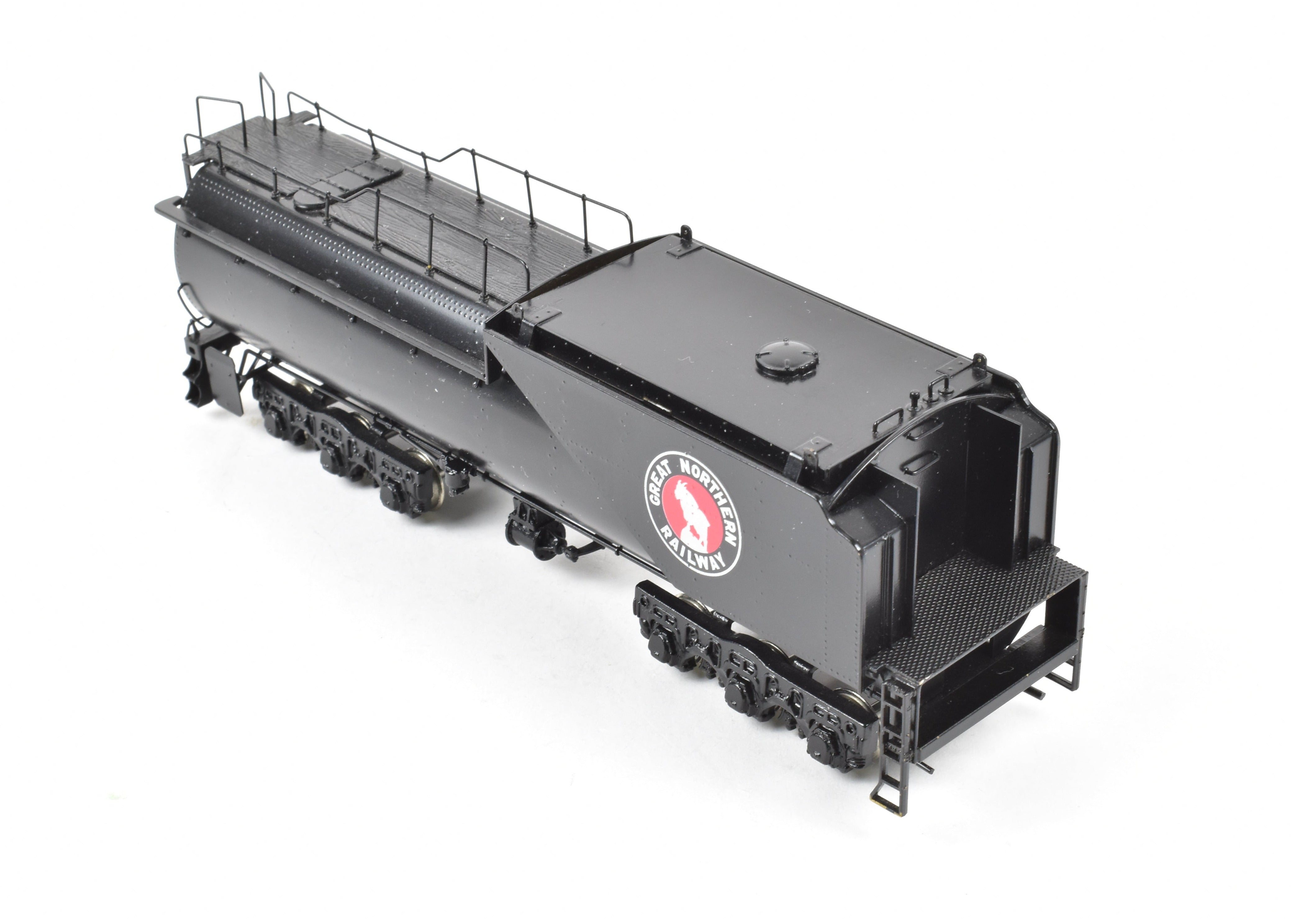 High - Quality HO Scale Brass Freight Train Tender Model - PFM by Tenshodo, Great Northern 4 - 8 - 4 Class S - 1 Tender Only, Extremely Scarce 1987 Run with Factory Painting and New ReBoxx Packaging