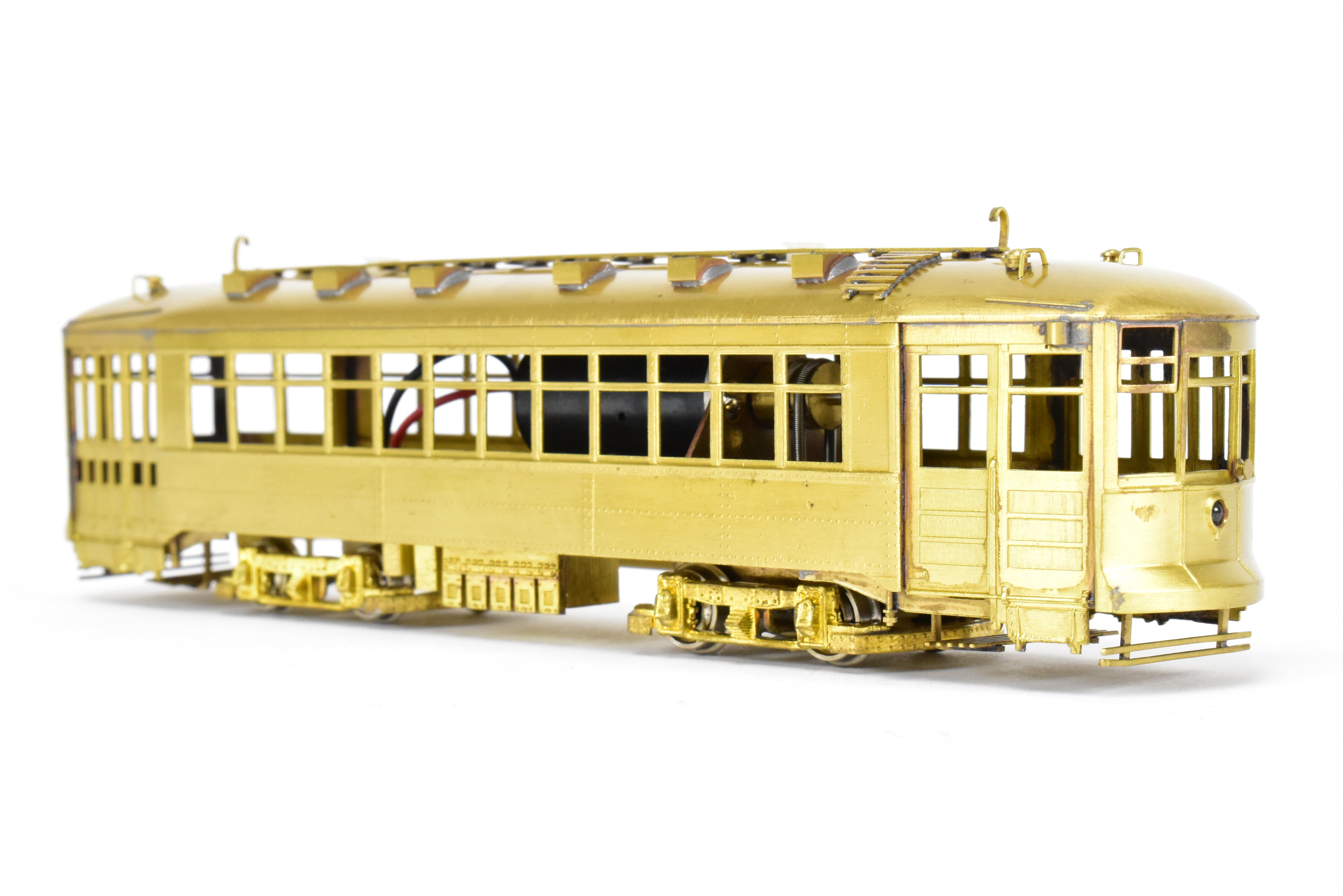 HO Scale Brass Fairfield 345 - 2 CSL Chicago Surface Lines #169 Two - Man City Car