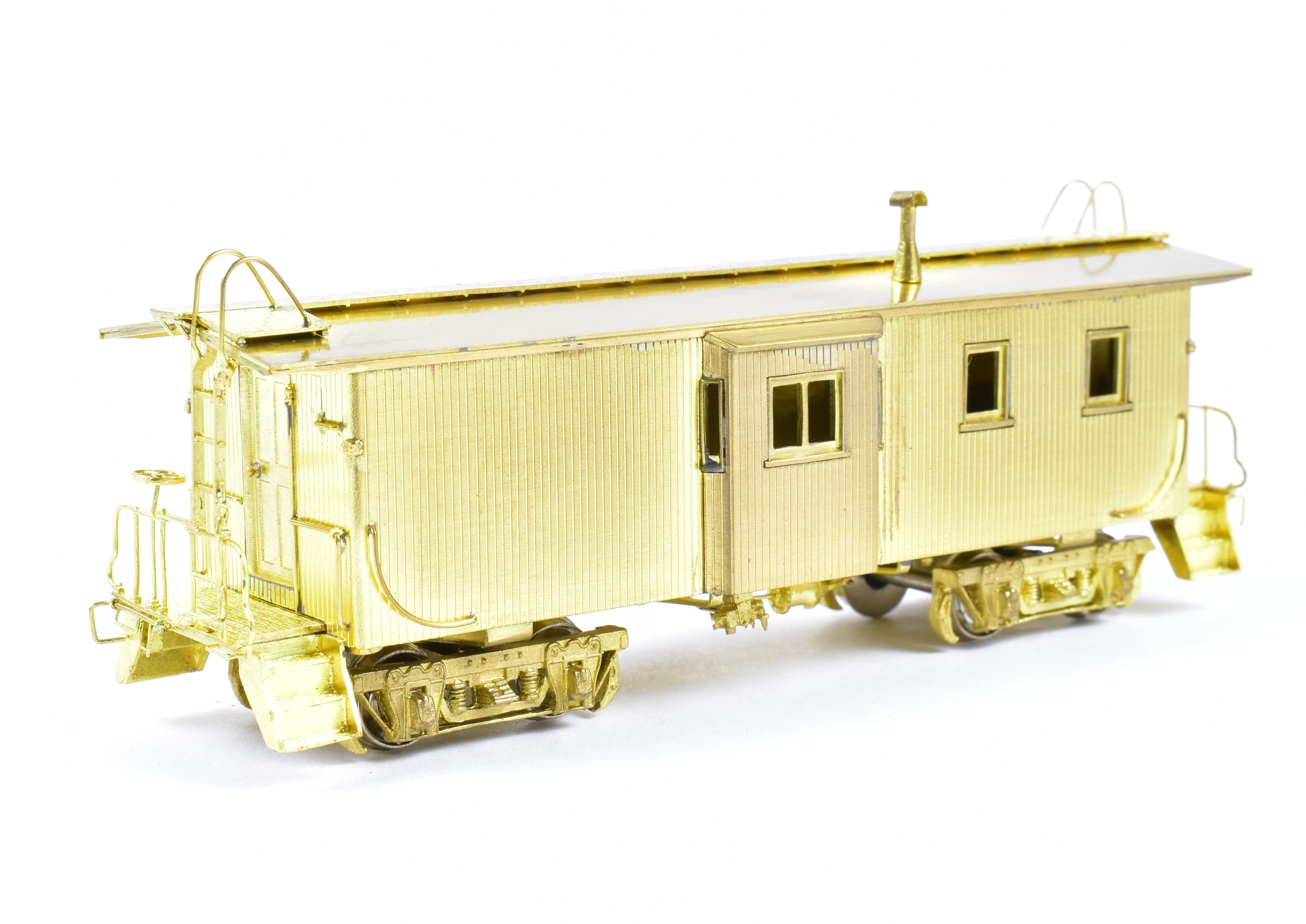 HO Brass OMI Overland Models CStP M&O Omaha Road C&NW Wood Bay - Window Caboose #6076