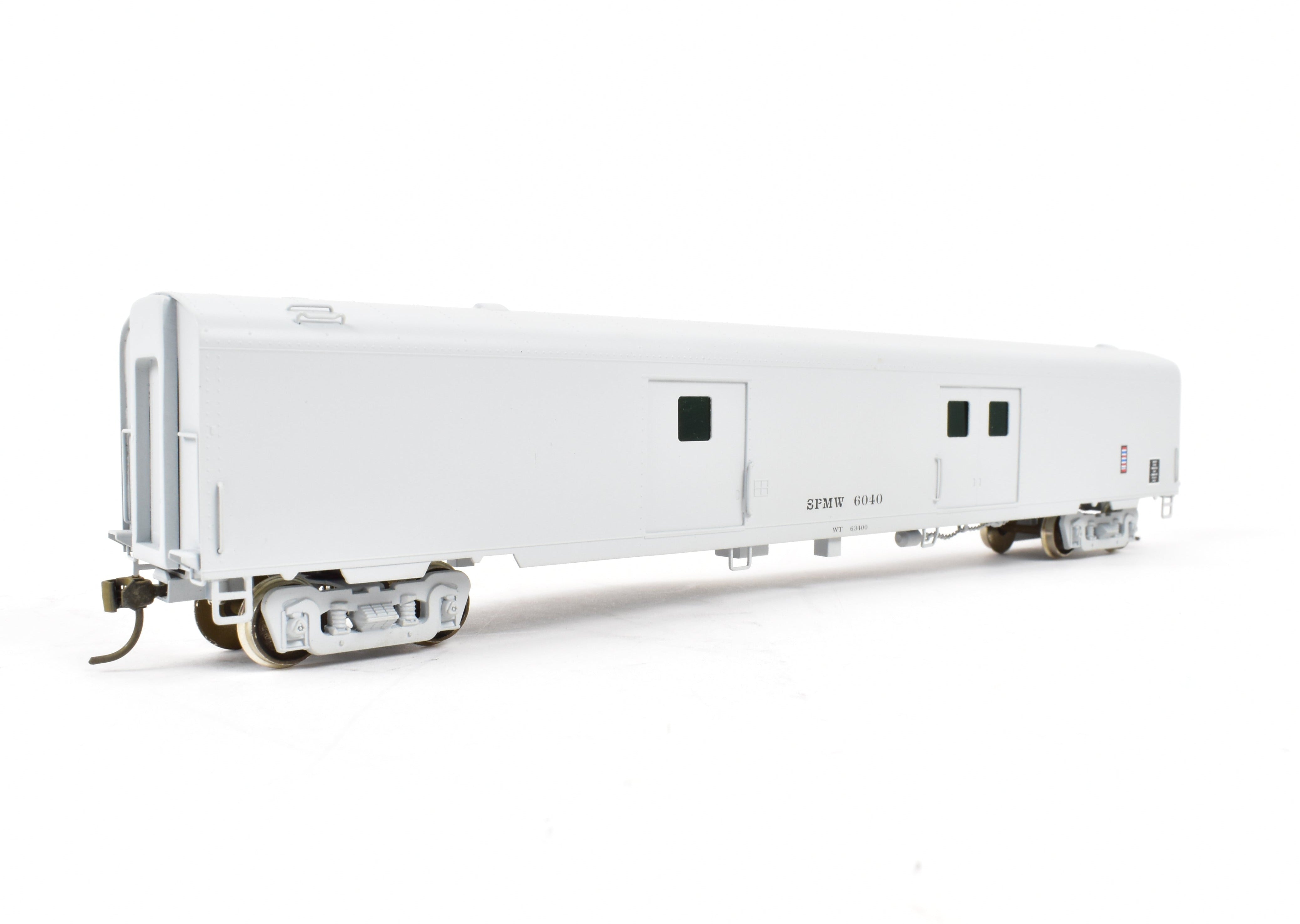 HO Brass S. Soho & Co. Southern Pacific Economy Baggage MOW Gray SPMW 6040 Model
