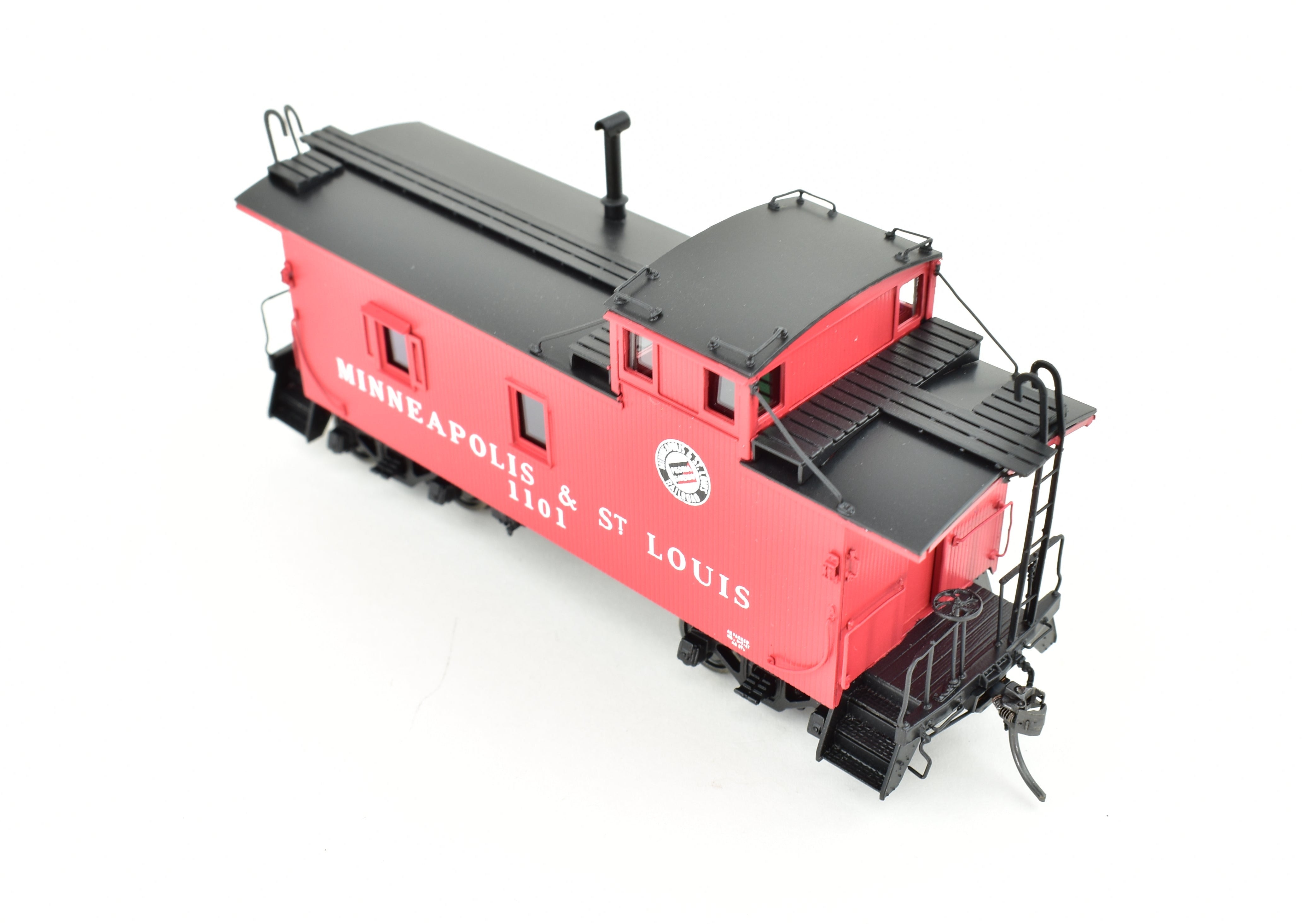 HO Scale Brass Minneapolis & St Louis Wood Cupola Caboose FP Model DVP