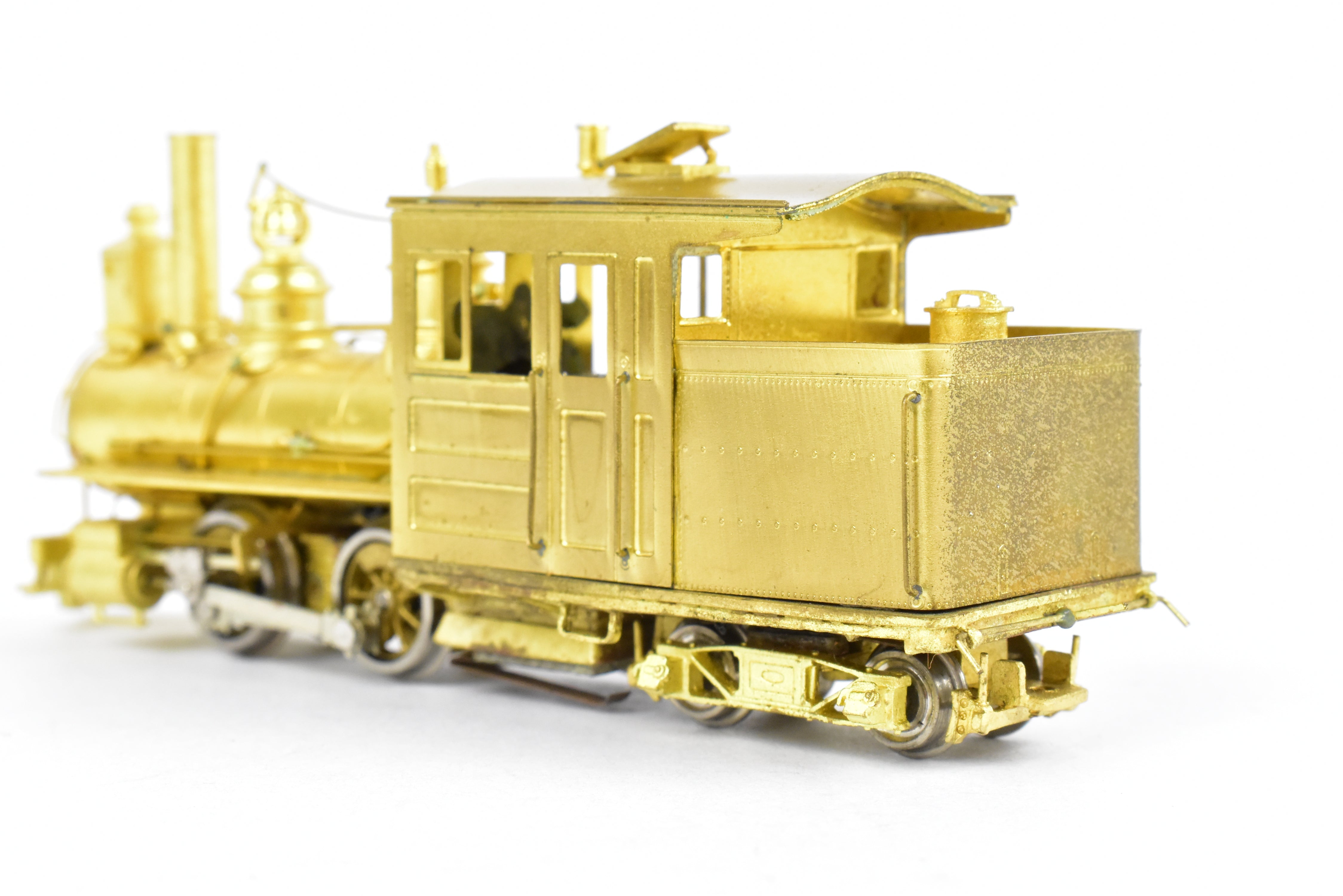 HOn30 Scale Brass Model Train - The Car Works Sandy River & Rangeley Lakes #7 Forney 0 - 4 - 4T Steam Locomotive in REBOXX Packaging