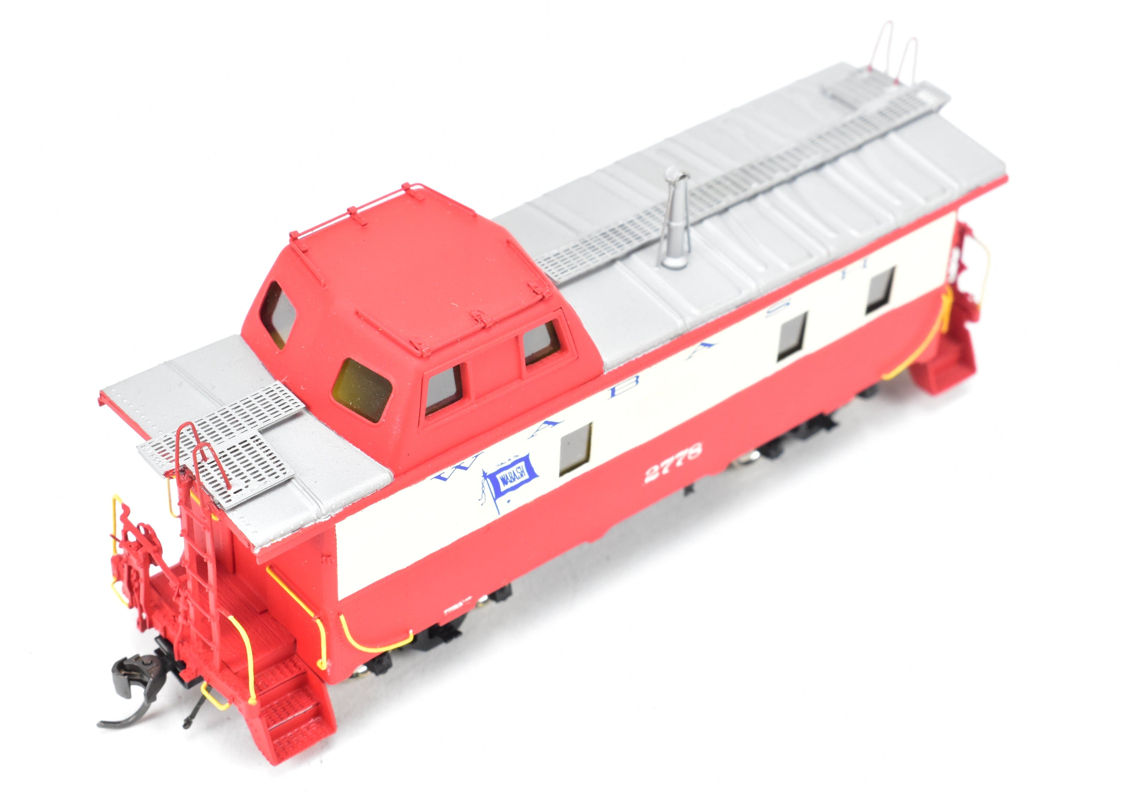 HO Scale Brass Model - Overland Models, Inc. (OMI) Wabash Streamlined Cupola Caboose Pro - Painted with Road Number 2778