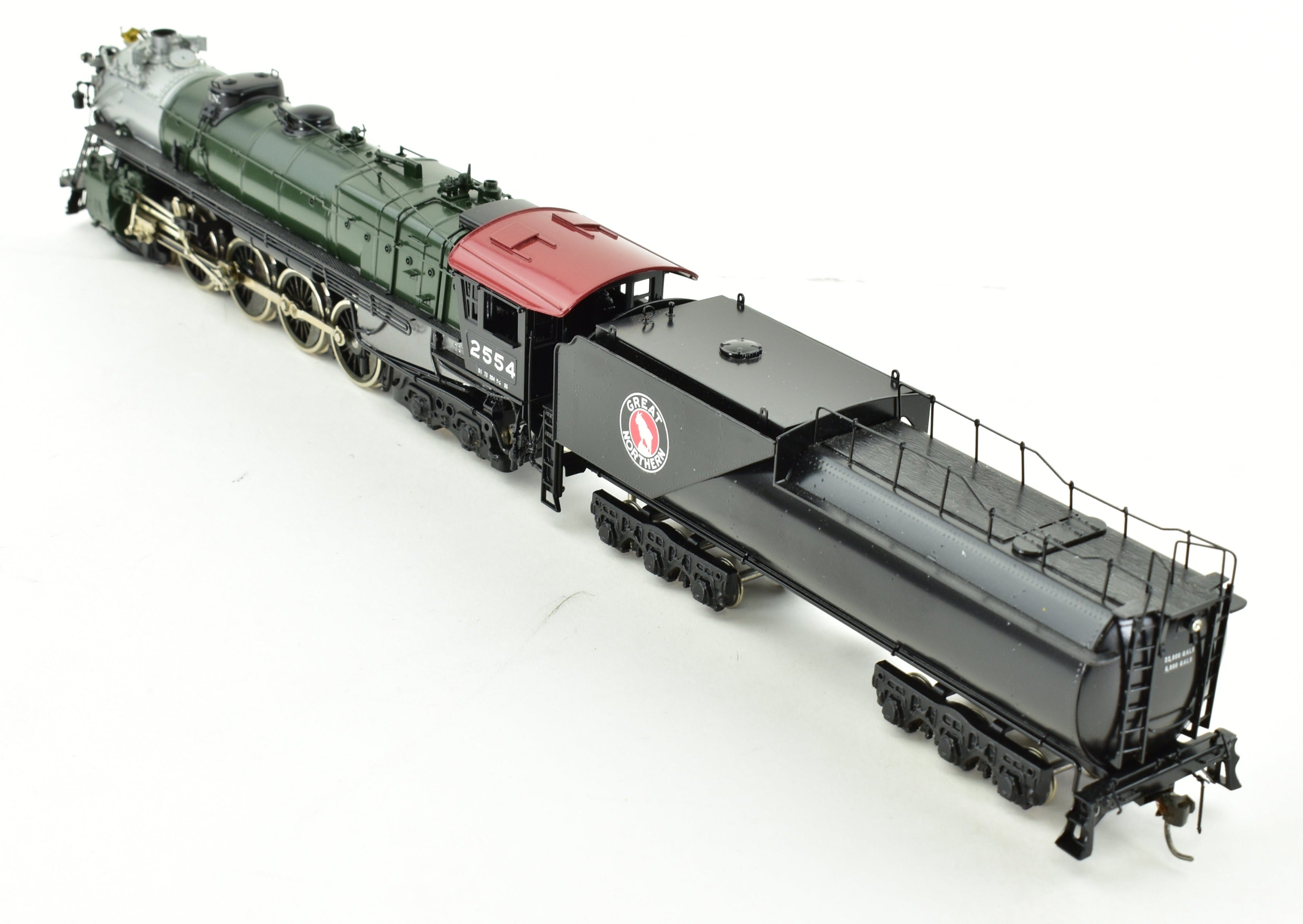 HO Scale Brass Model Train - Tenshodo Great Northern 4-8-4 Class S-1 FP Crown, 1979 Production Run