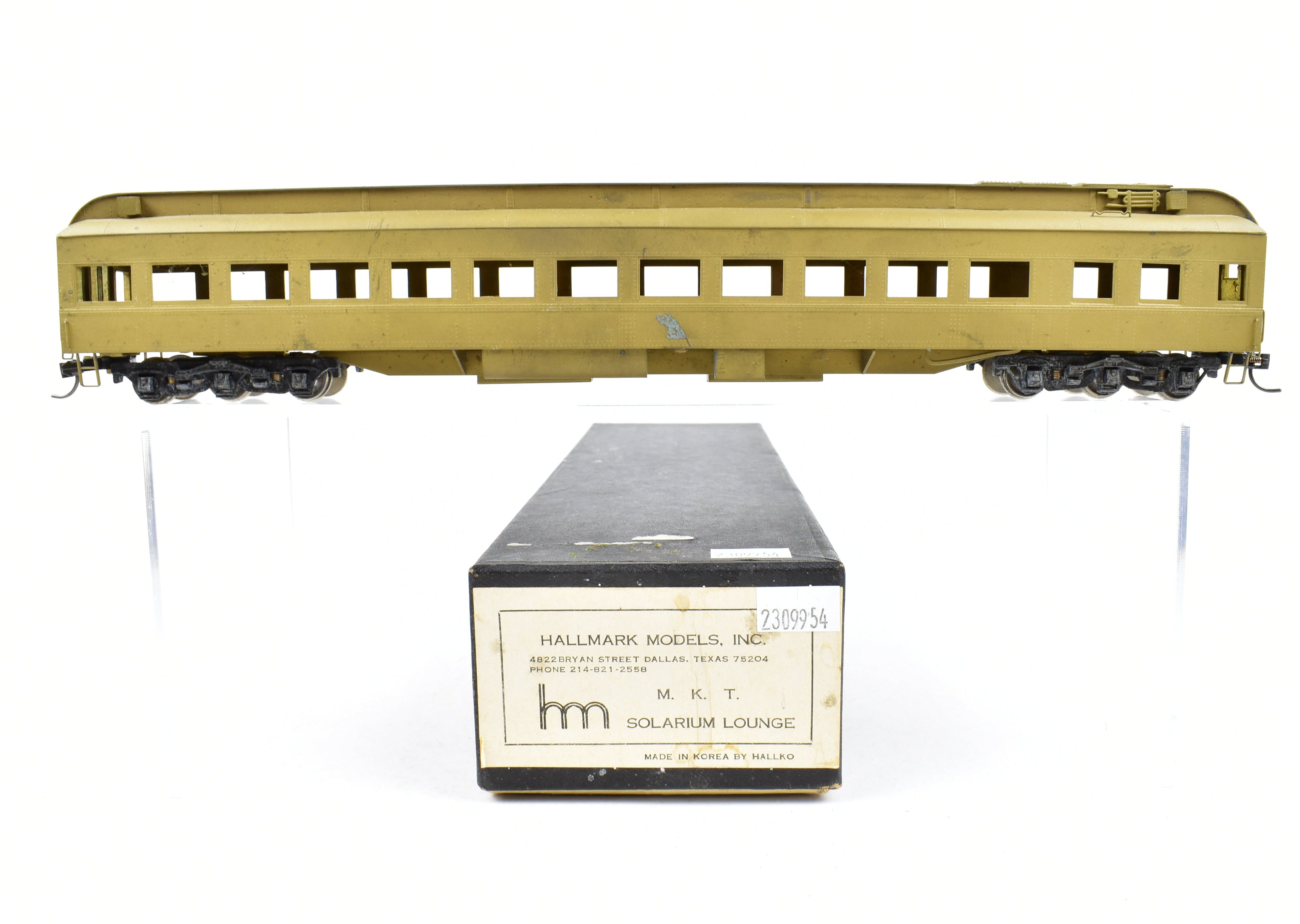 HO Scale Brass Hallmark MKT Missouri Kansas Texas Katy Solarium Lounge Model