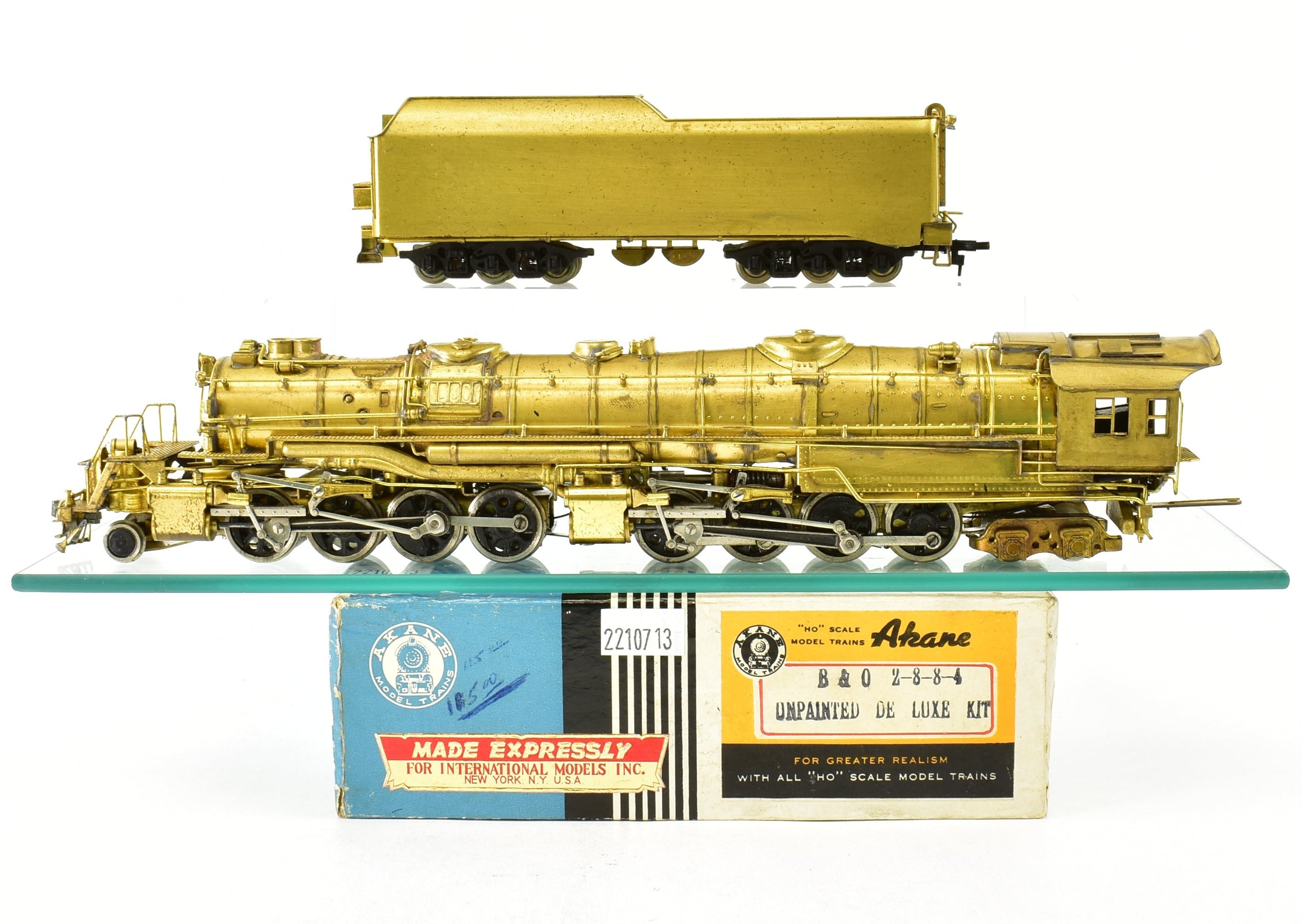 HO Scale Brass Baltimore & Ohio 2-8-8-4 EM-1 Articulated Model Train by Akane