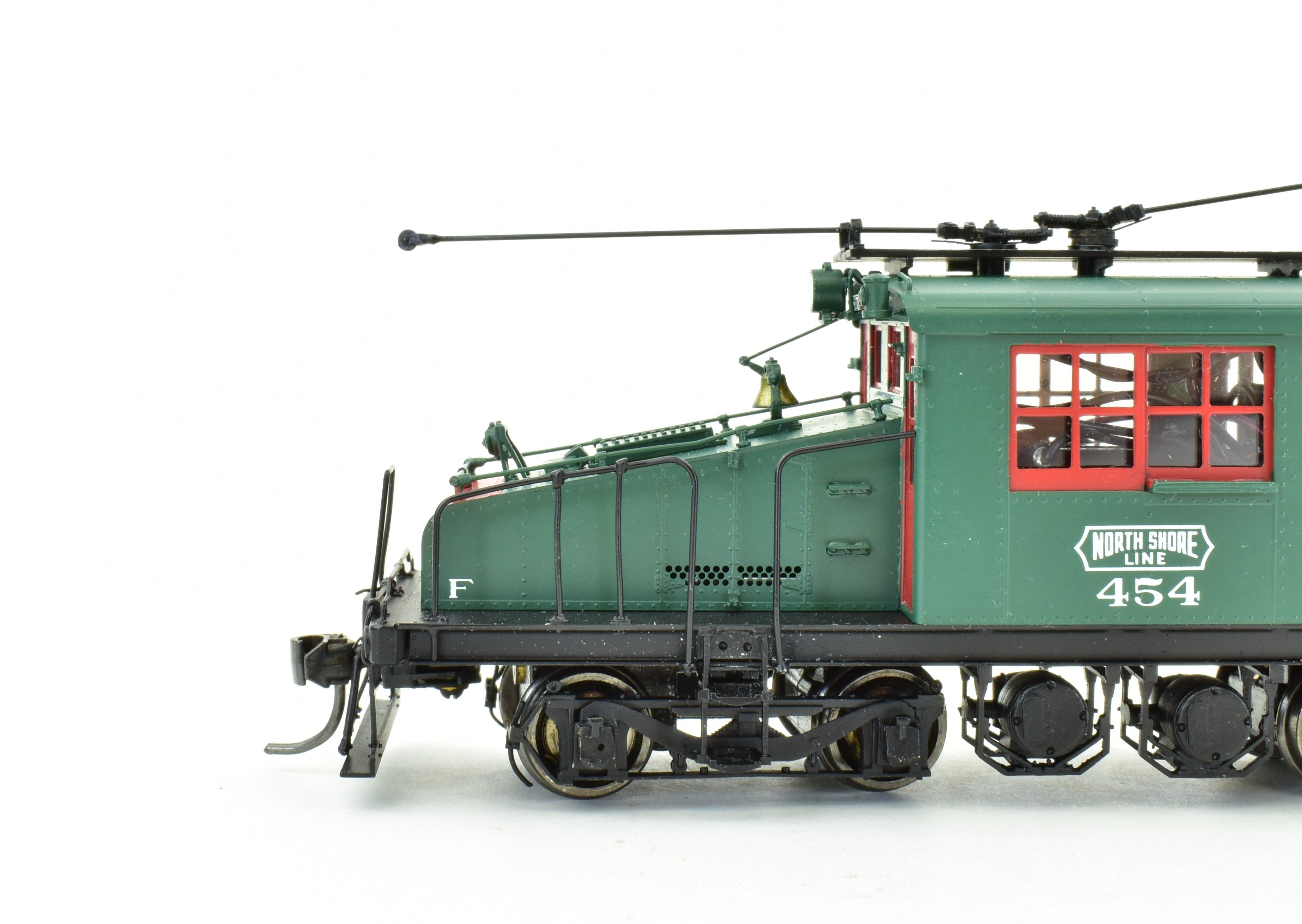 HO Scale Brass CNS&M North Shore Line GE - ALCO Steeple Cab Electric #454 FP Model