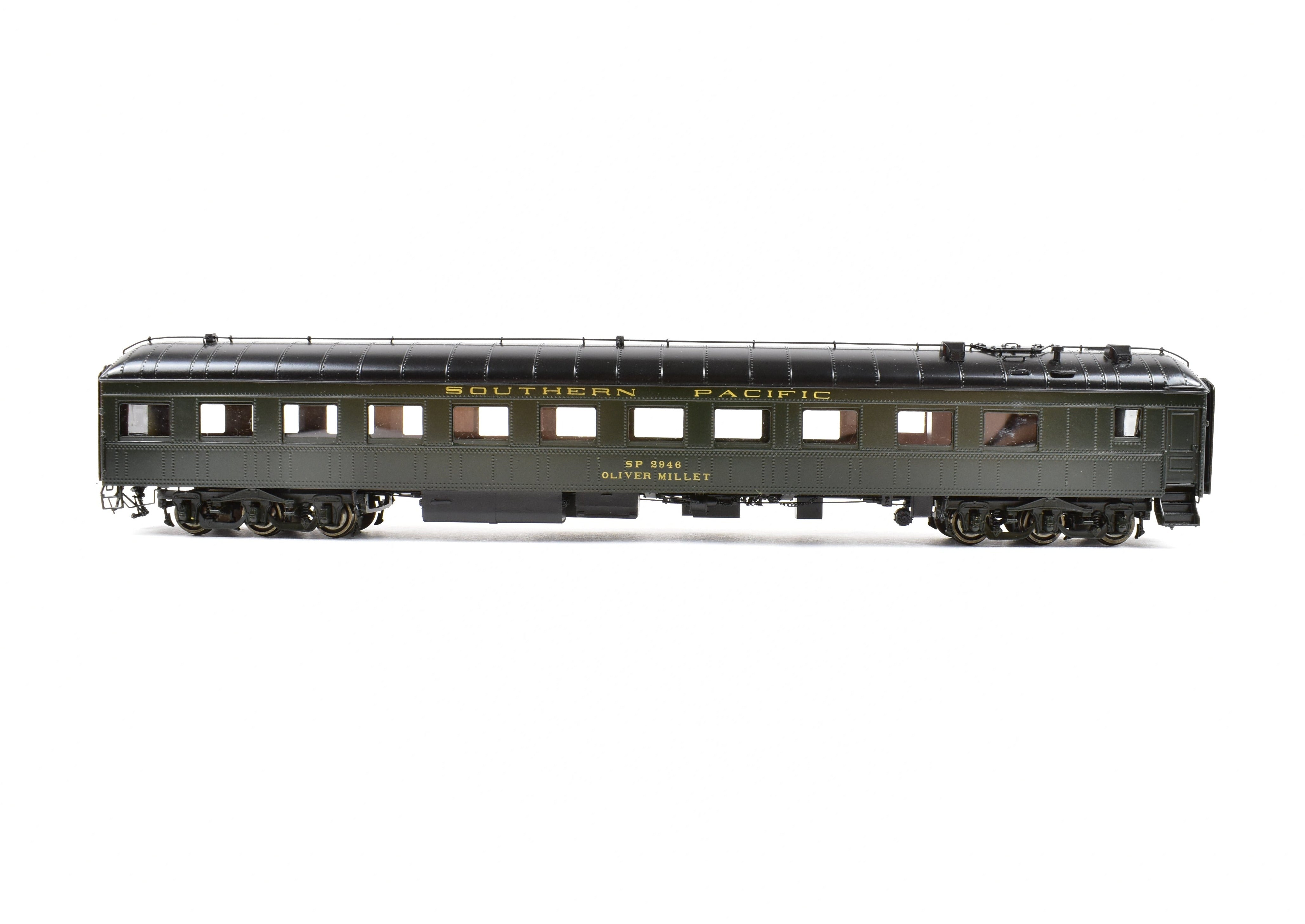 HO Scale Brass Precision Scale Co. Model - Southern Pacific Harriman 77' Lounge Oliver Millet FP Model Train Car