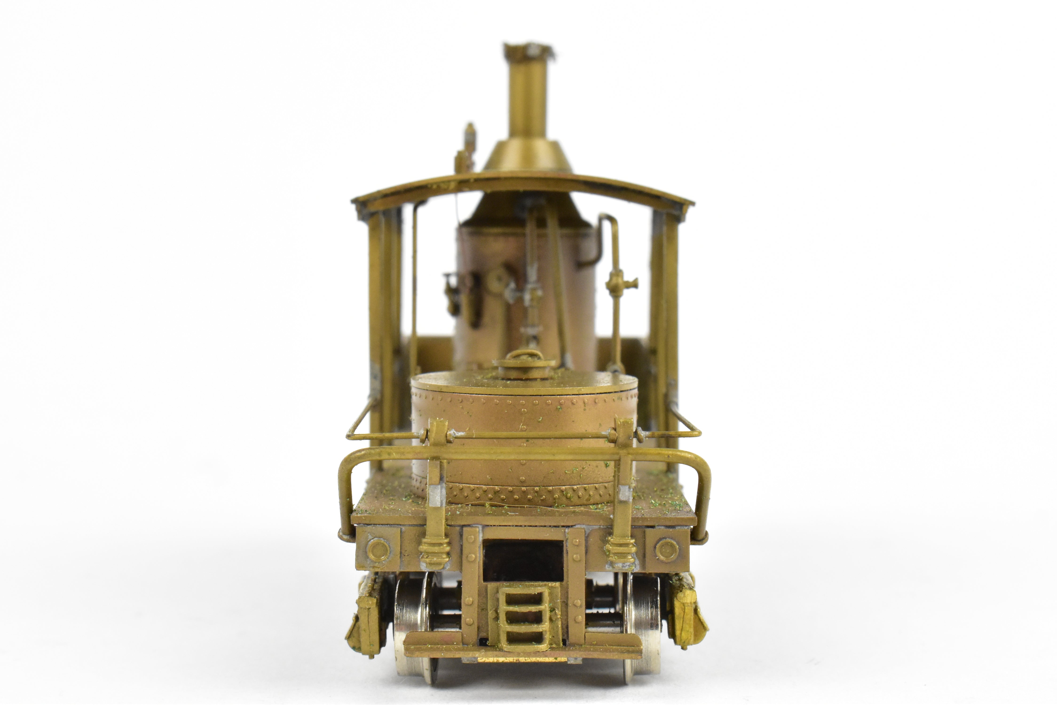 HO Scale Brass NWSL 12-Ton Climax Vertical Boiler Logging Locomotive