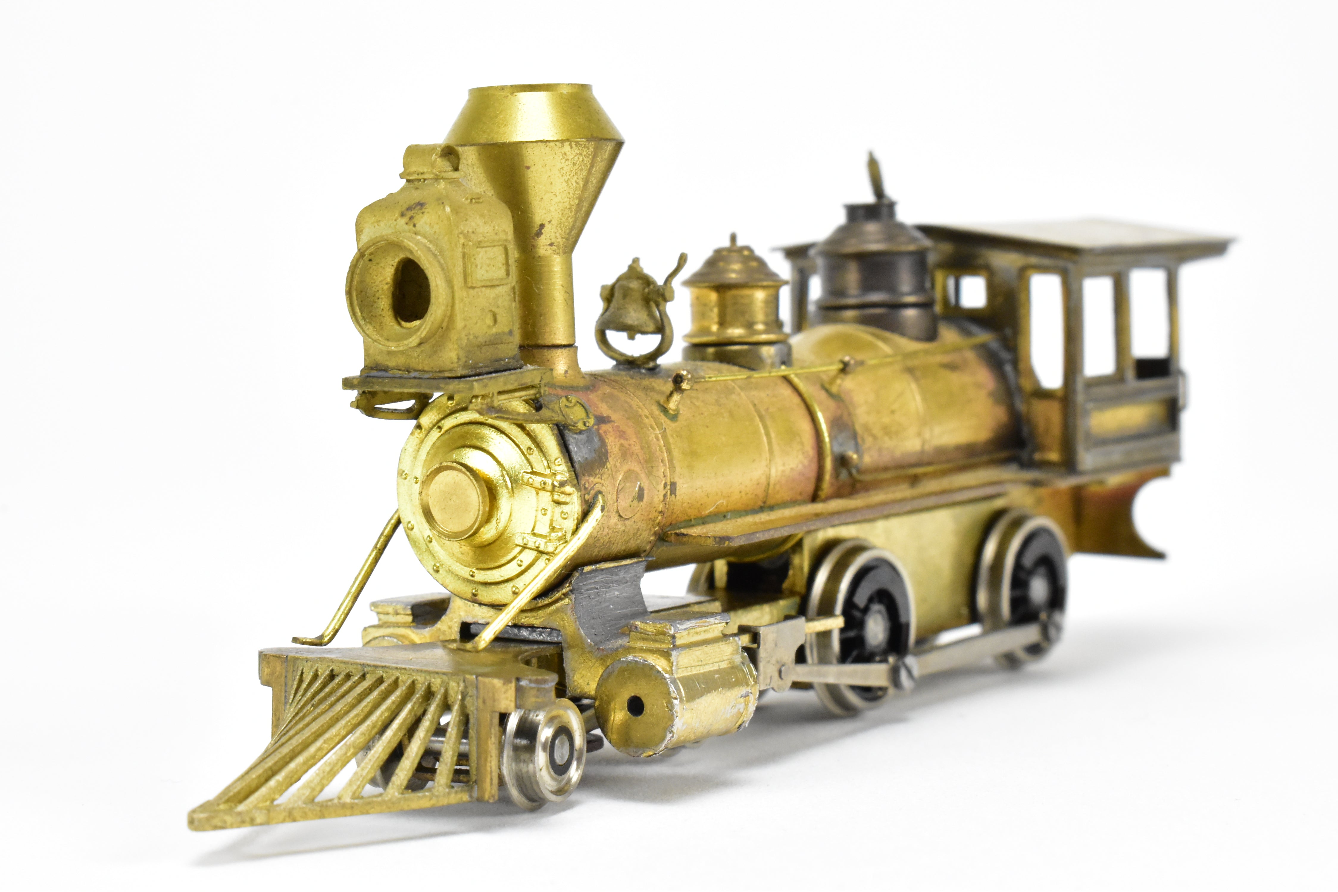 HOn3 Scale Brass American 4-4-0 Steam Locomotive by Far East Distributors (FED) Circa 1880 with Modified Details