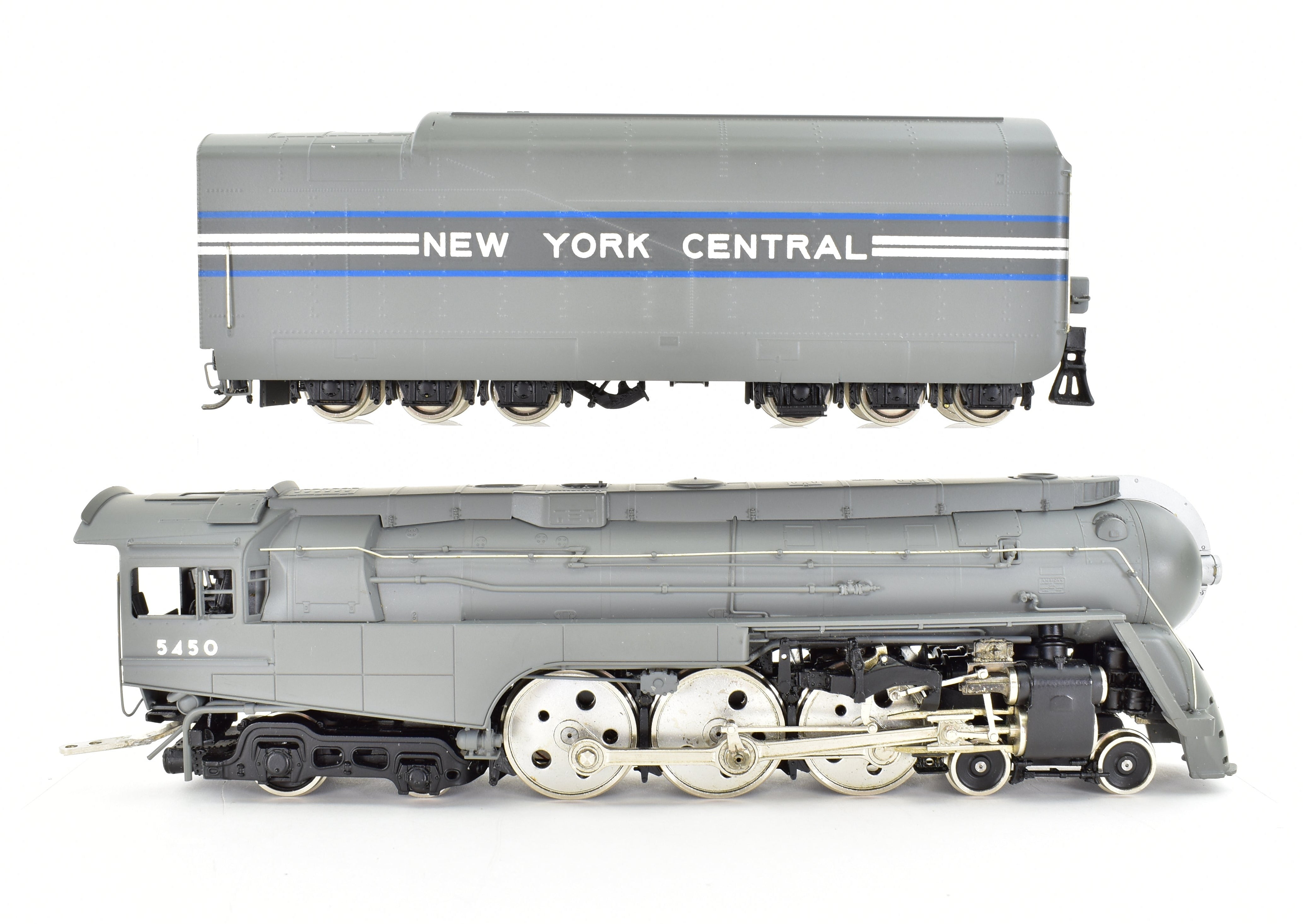 High - Quality HO Scale Brass Model Train Imported from NYC - New York Central J - 3A 4 - 6 - 4 Streamlined Hudson 20th Century Ltd FP No. 5450