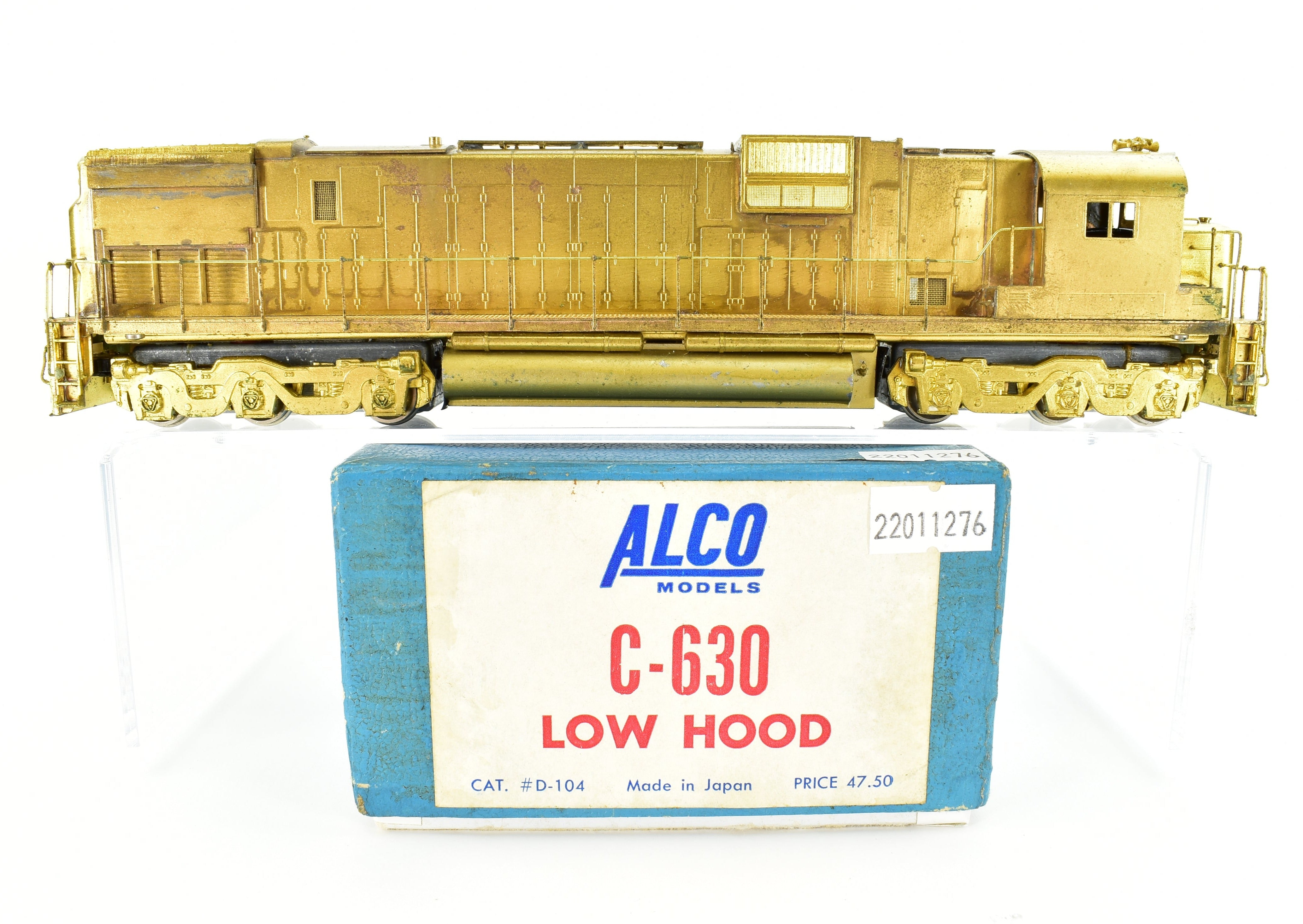 HO Scale Brass ALCO C630 Century Series Low Hood Diesel Models for Various Roads