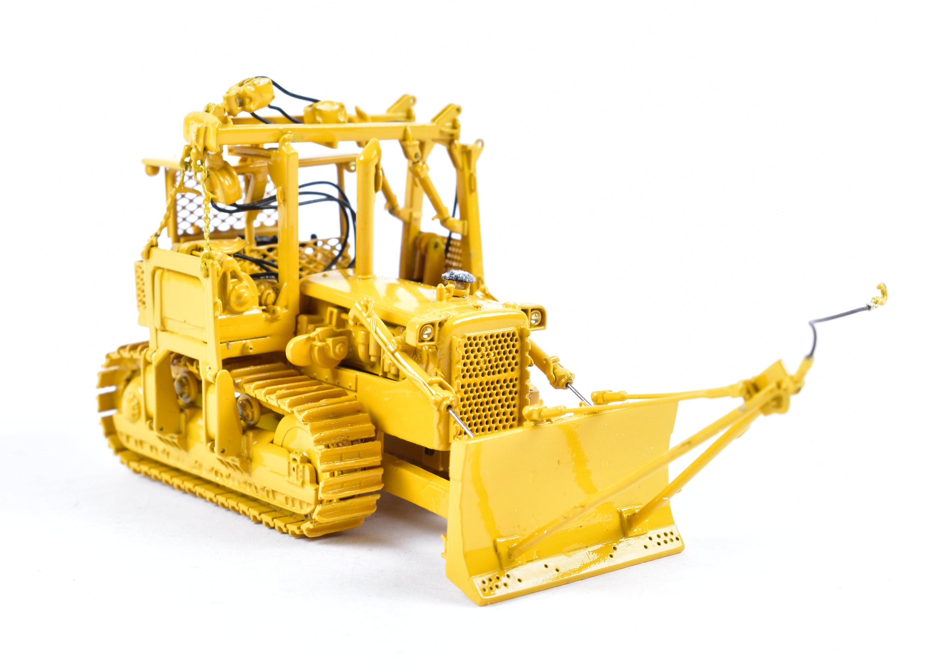 HO Brass OMI Overland D&RGW Pipe Laying Dozer FP in Factory Yellow