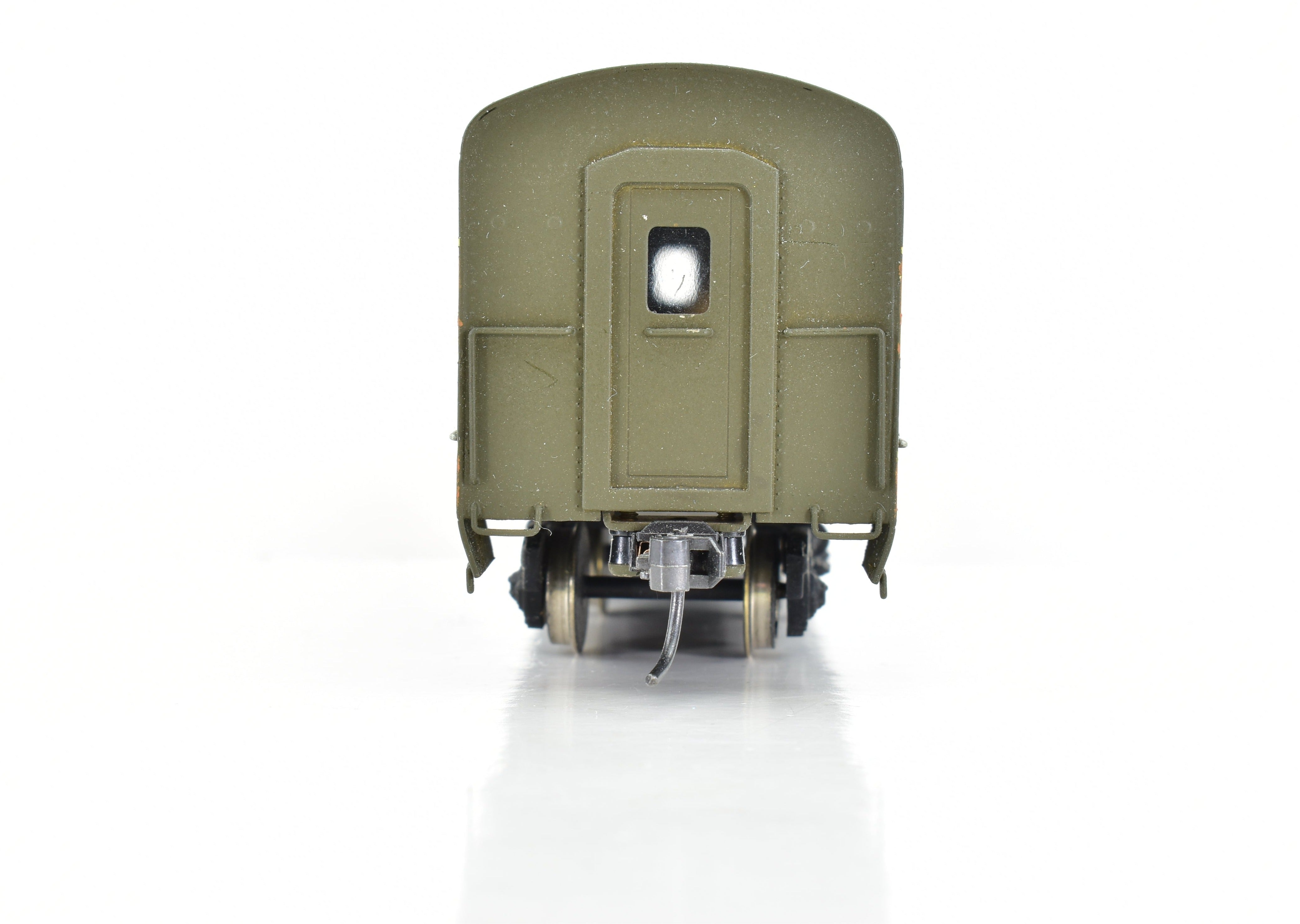 HO Scale Custom Painted Brass Ranch Car Model by S. Soho & Co., Great Northern #1240, Empire Builder No. 1242 'Hidden Lake'