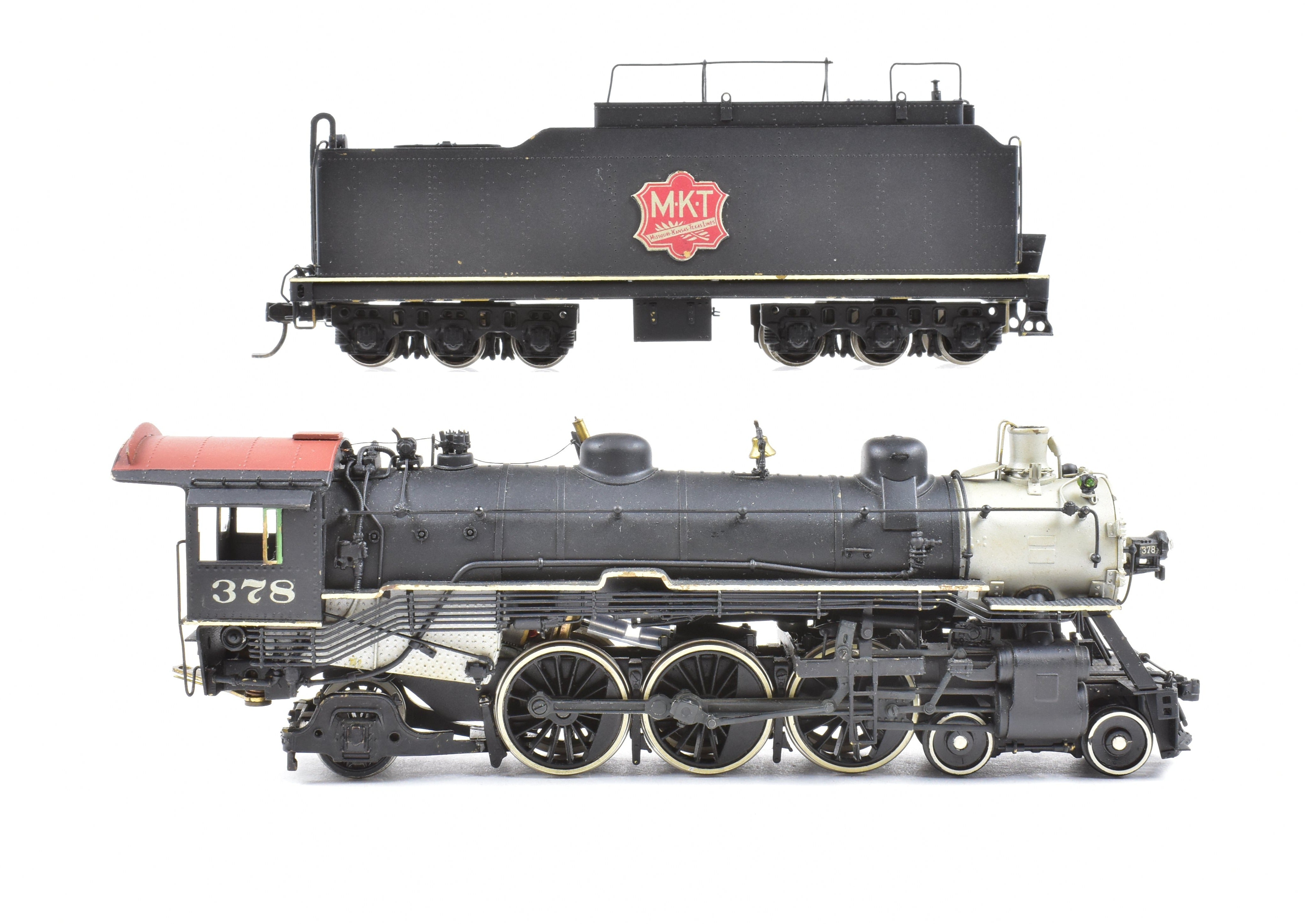 Custom Painted HO Brass Hallmark Models MKT Missouri Kansas Texas 4-6-2 H-3A Pacific #378