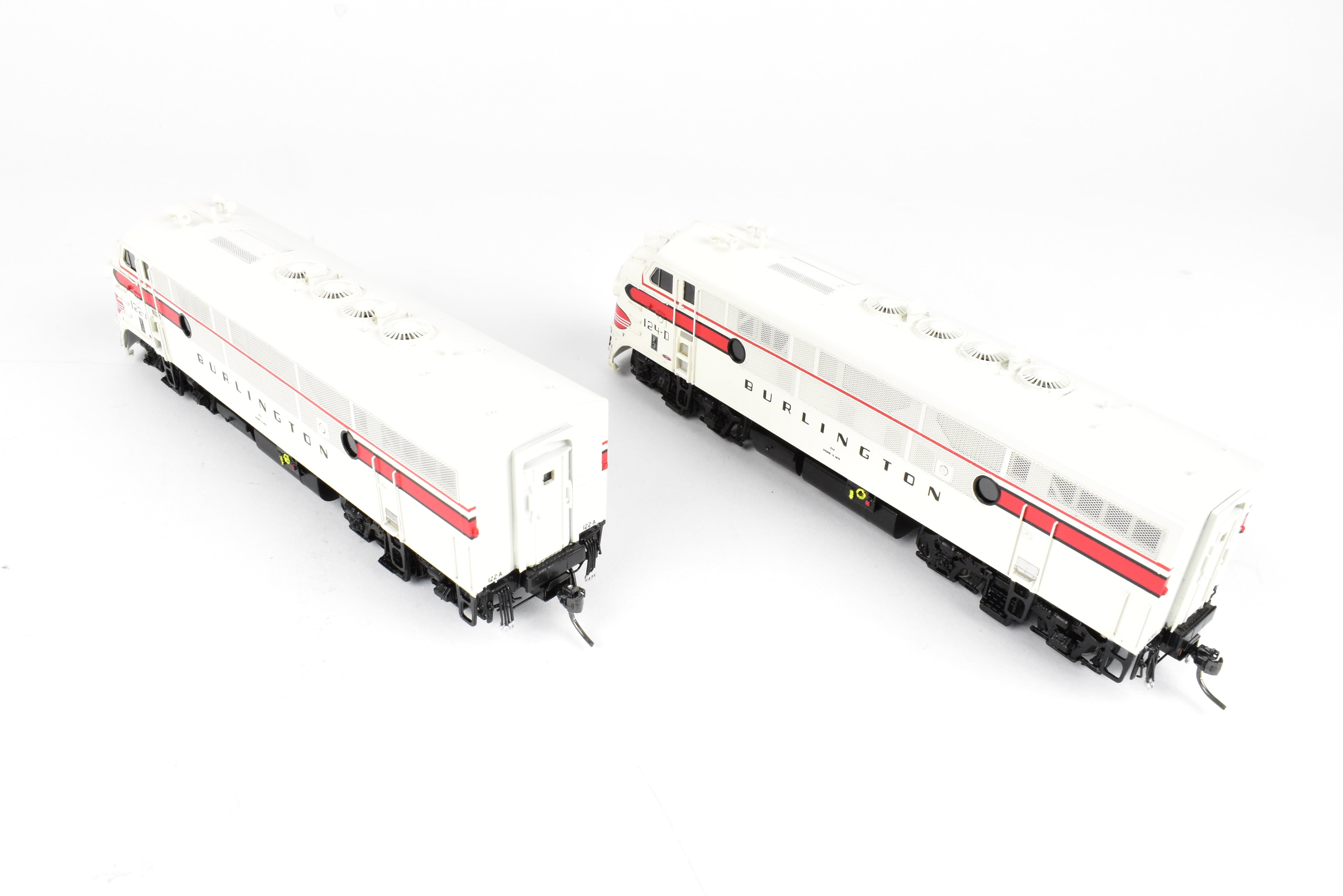 HO Scale Brass DVP Division Point EMD F3 A/A Set Factory Painted 122 - A/124 - D