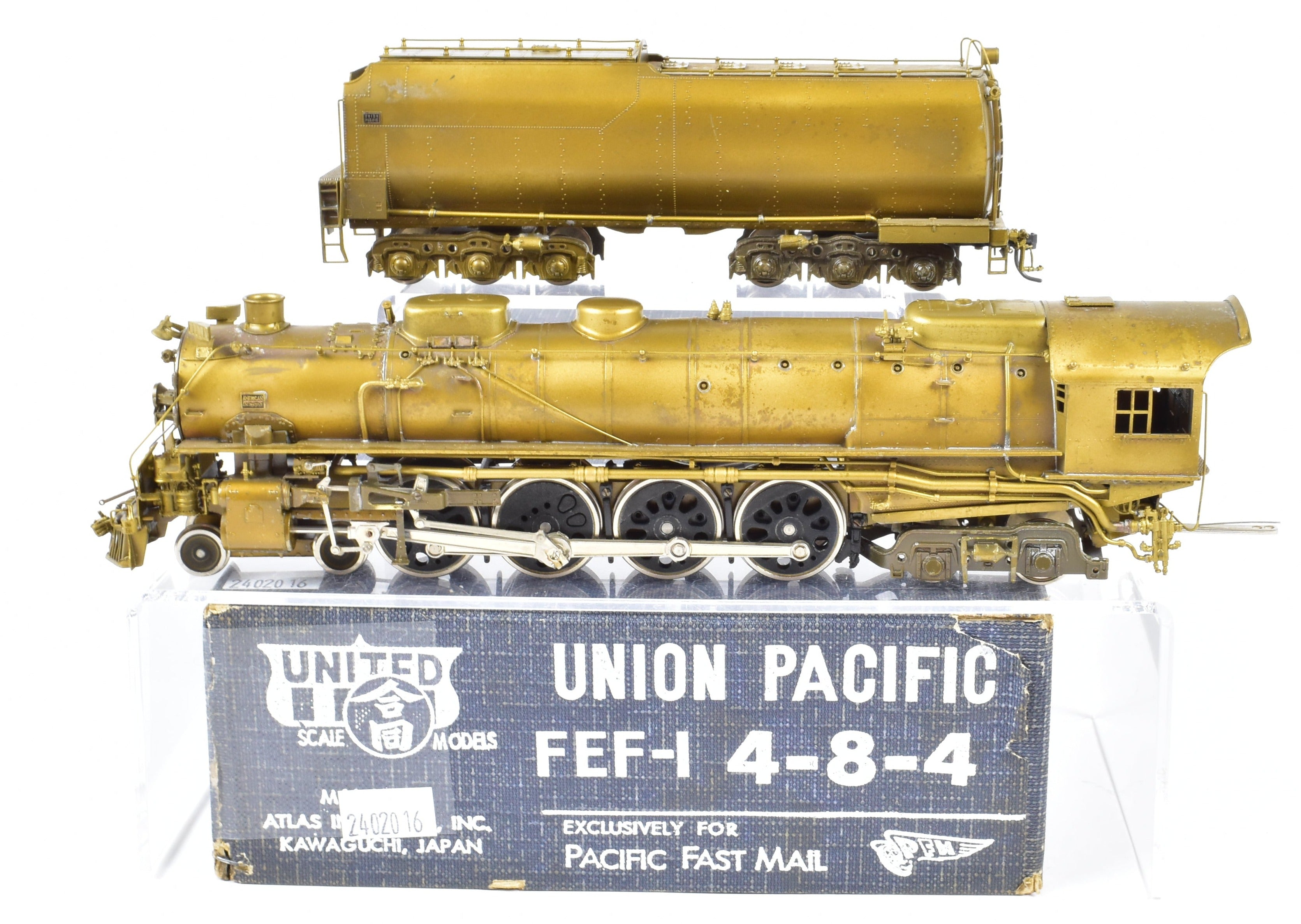 HO Scale Brass PFM Union Pacific 4-8-4 FEF-1 Northern Model