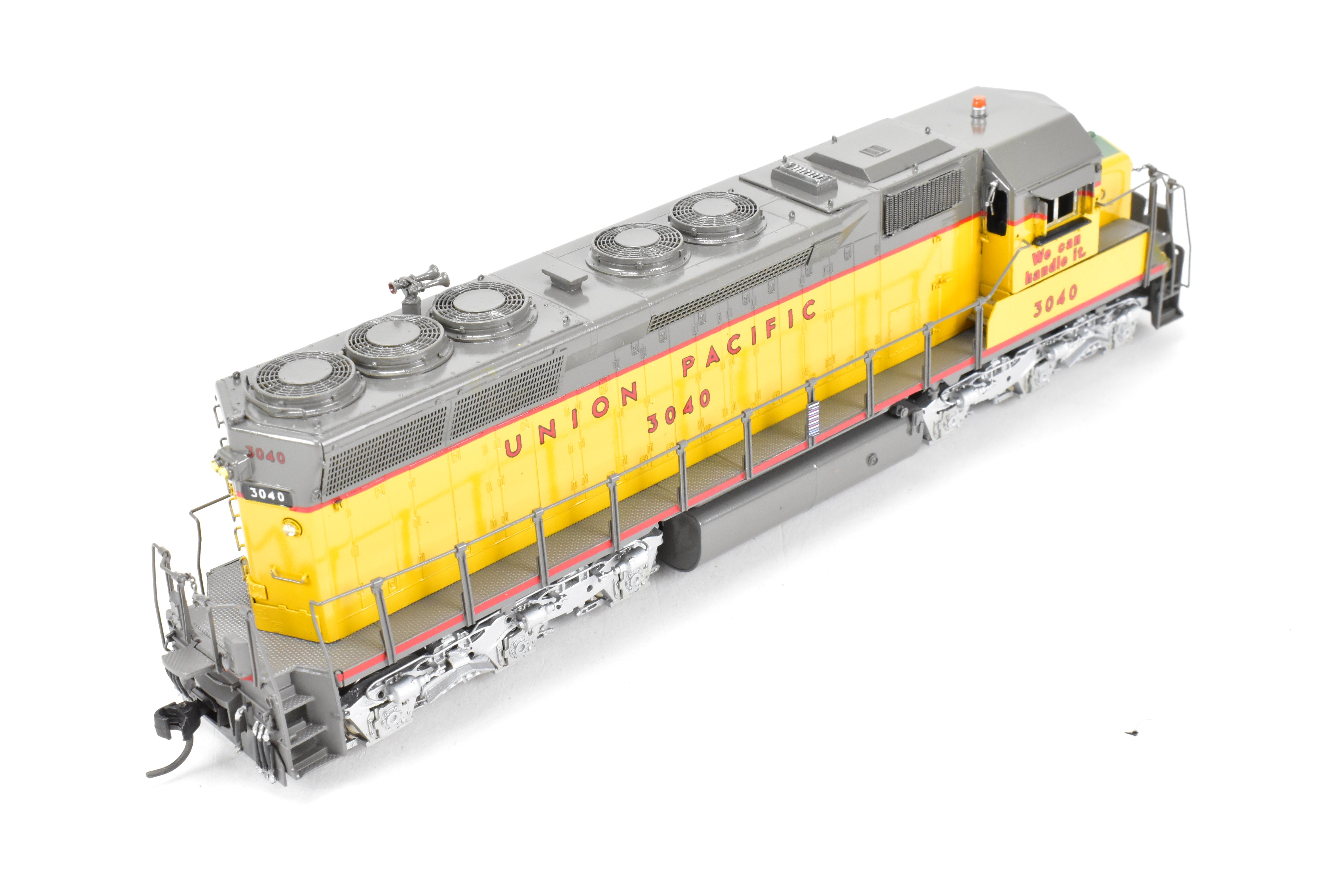 HO Scale Brass Model Train - Overland Models Inc. Union Pacific EMD SD40X Locomotives Nos. 3040 - 3045 with Flared Radiators, Featuring CP #3040