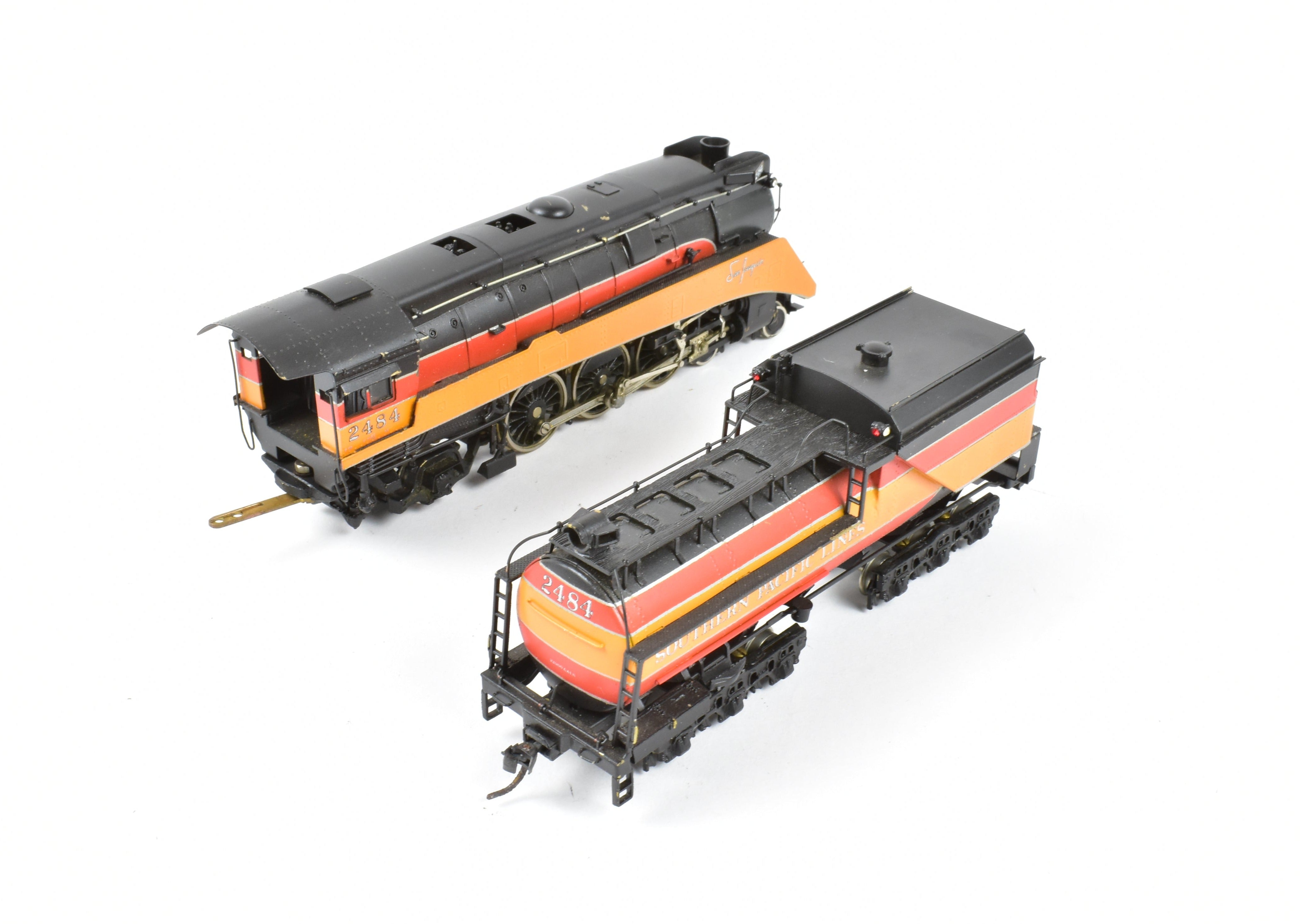 HO Scale Brass Balboa SP - Southern Pacific P10 4-6-2 Streamlined Custom Painted with Can Motor