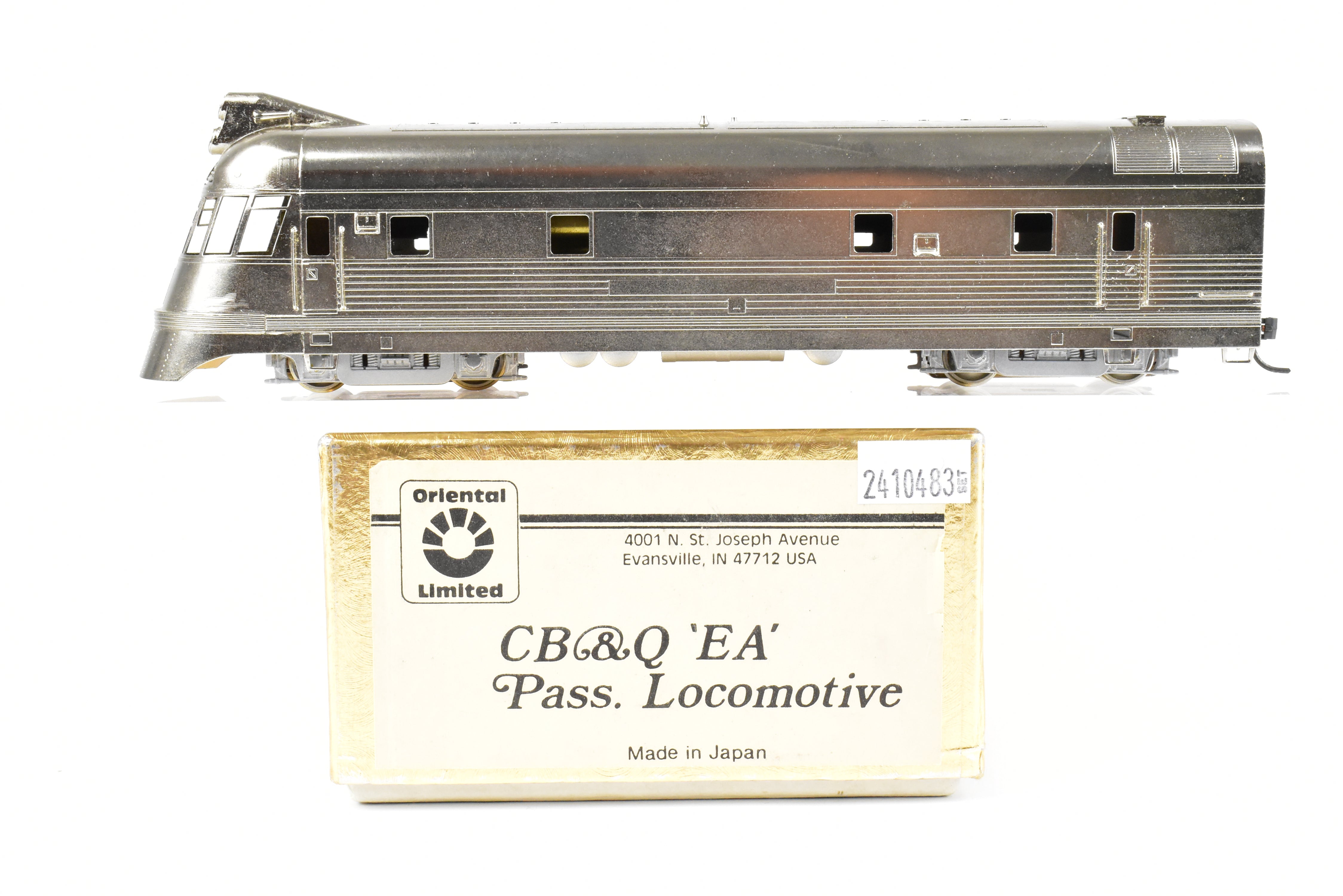 HO Scale Brass Oriental Limited CB&Q - Burlington Route EMC EA Passenger Locomotive