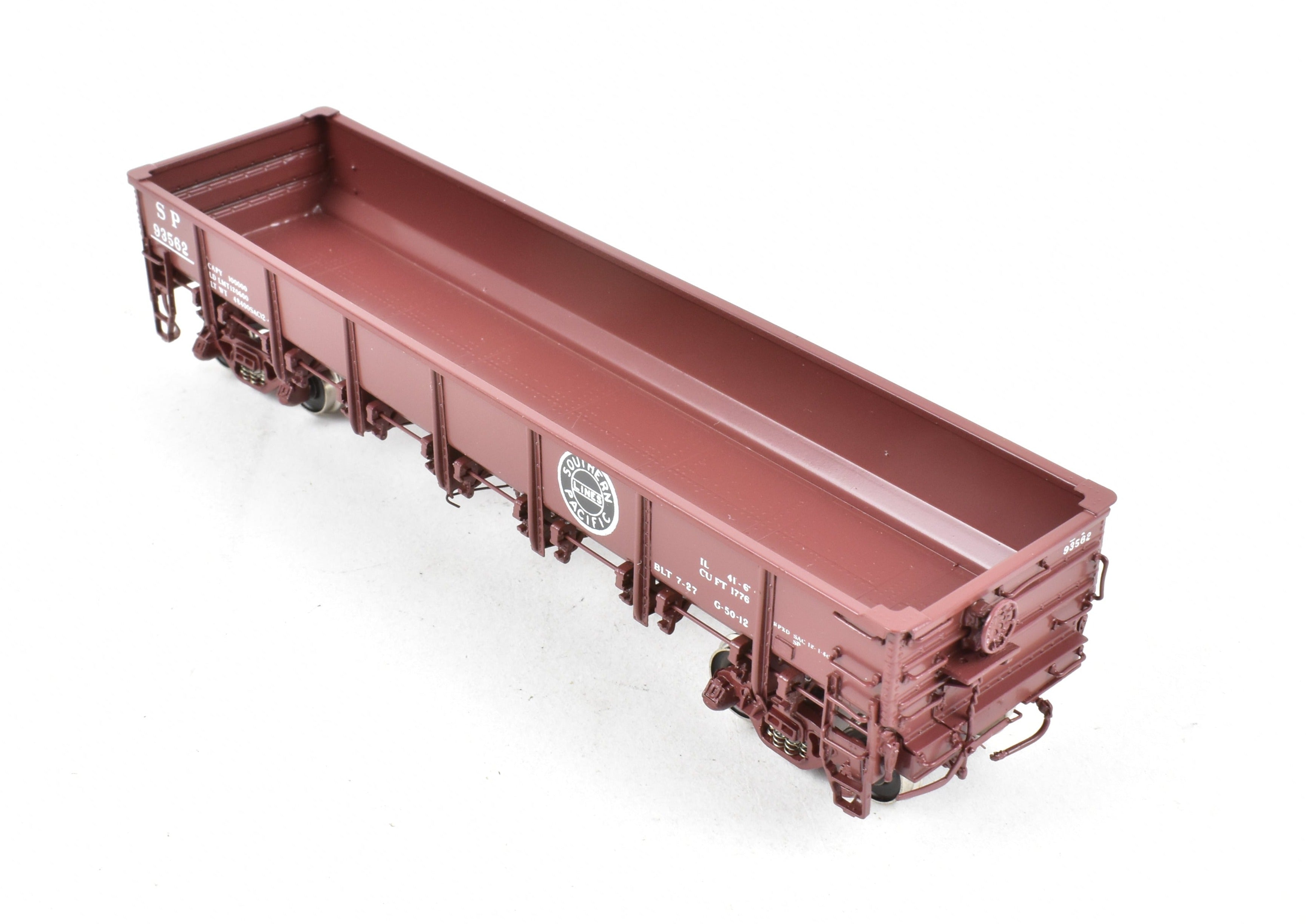 1940s HO Brass Southern Pacific Class G50 - 12 Drop Bottom Gondola by Challenger Imports