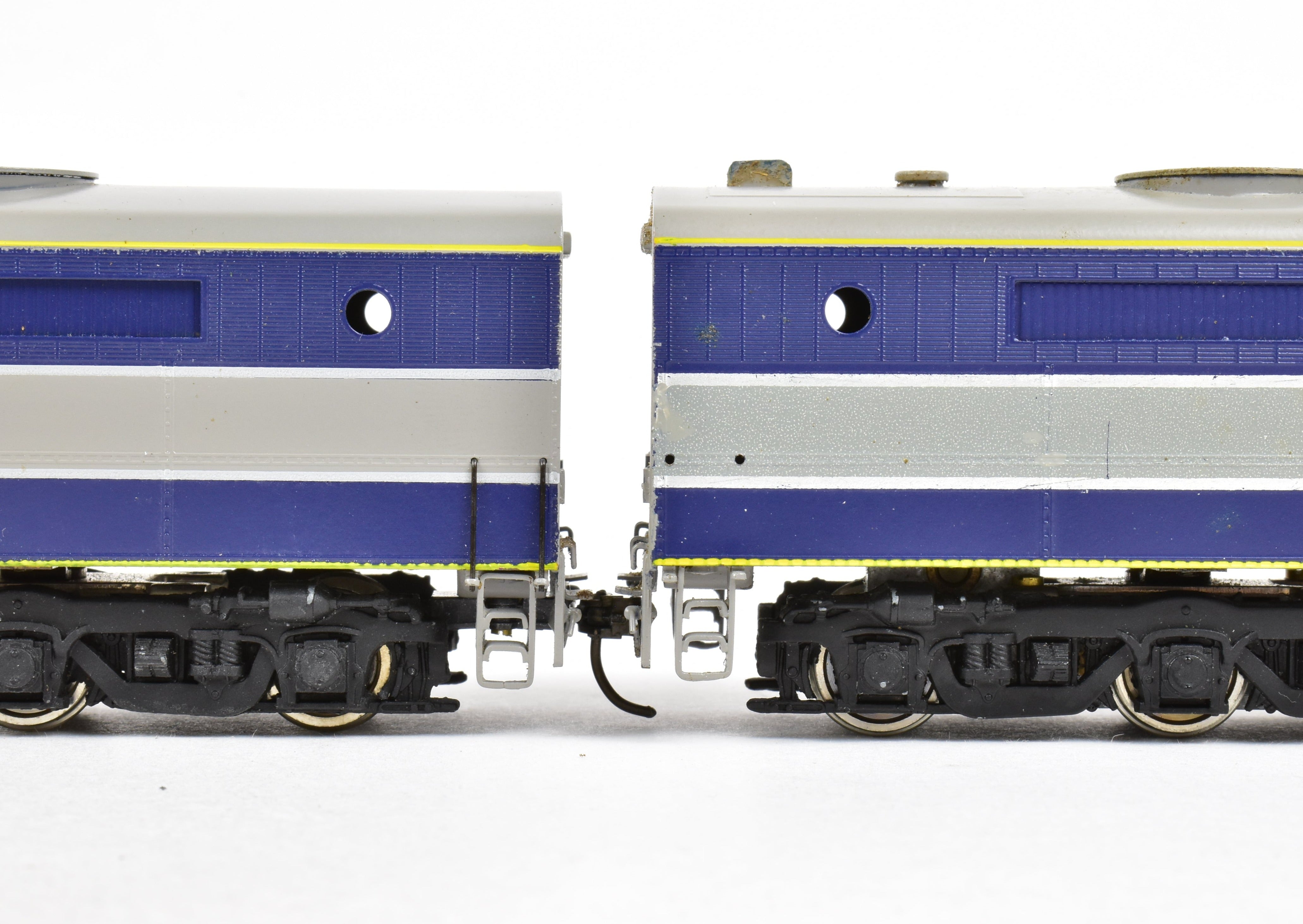 HO Scale Brass Balboa Missouri Pacific PA - 1 A - B - A Locomotive Set in As - Is Condition