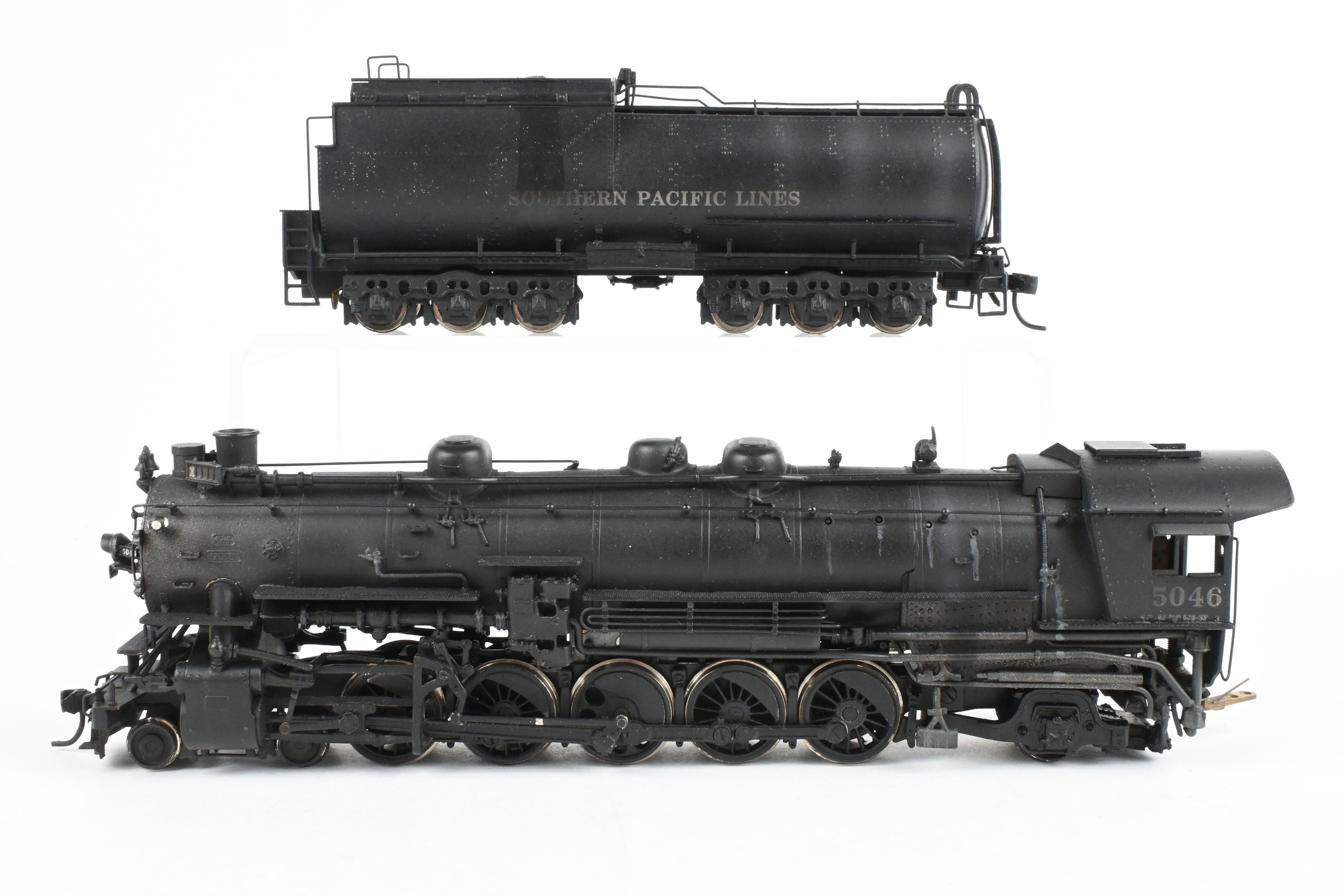 HO Scale Brass Westside SP-1 4-10-2 CP Model #5046 with Heavy Weathering