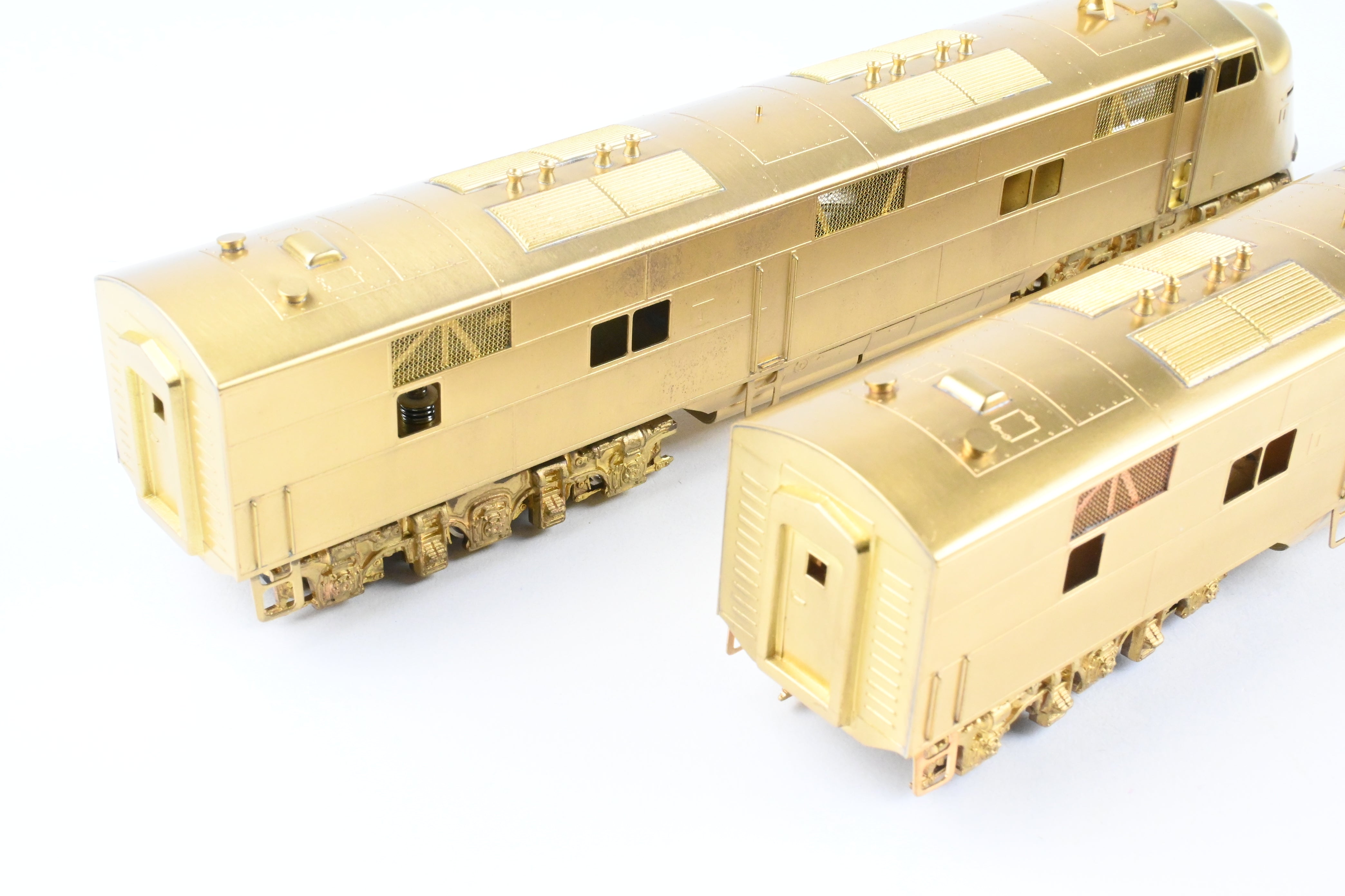 HO Scale Brass Hallmark Model Train Sets of Various Roads - EMD E3/6 A/B Set with Powered A Unit and Unpowered B Unit