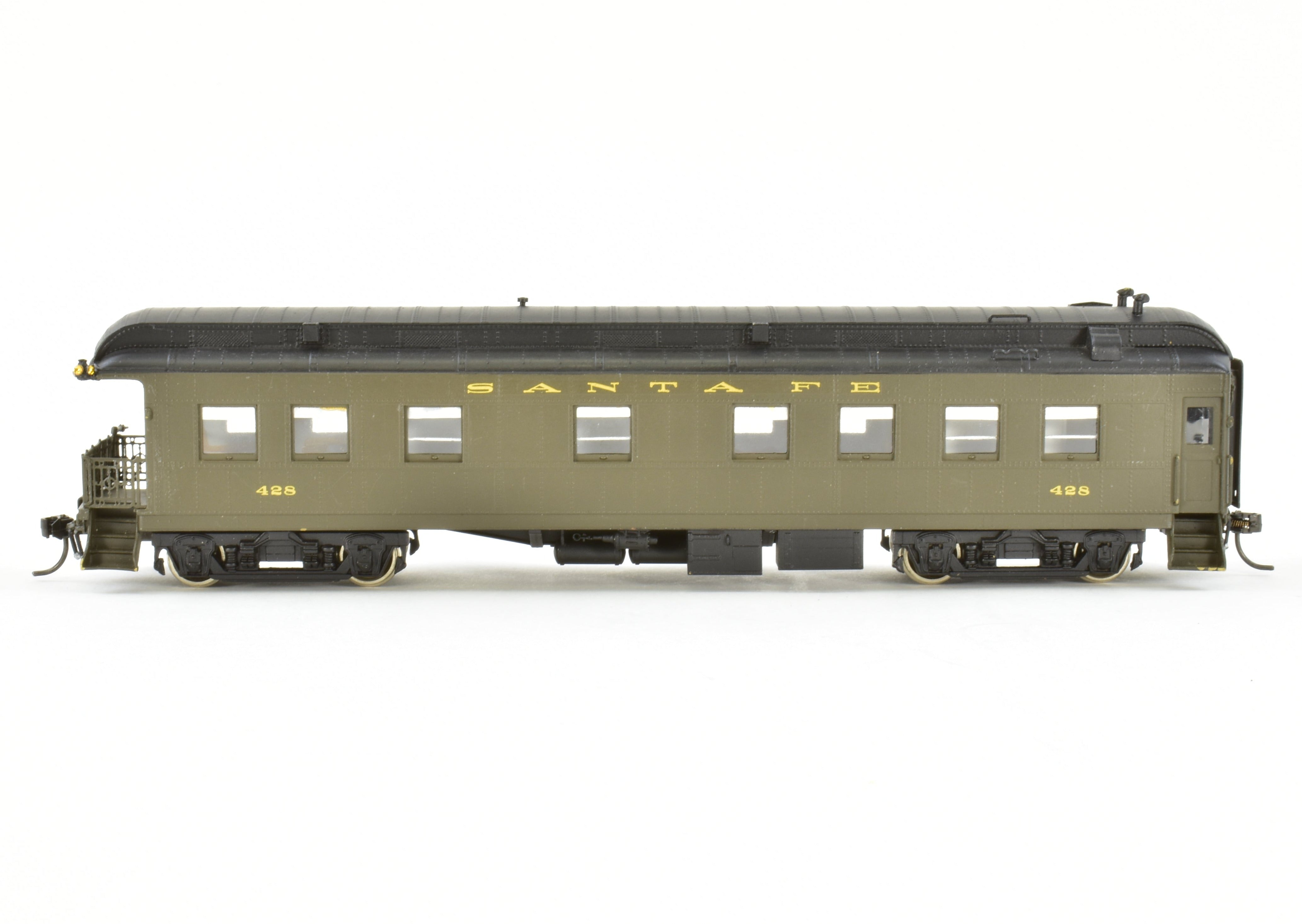 Custom Painted HO Brass Hallmark ATSF Santa Fe Superintendent's Car #400
