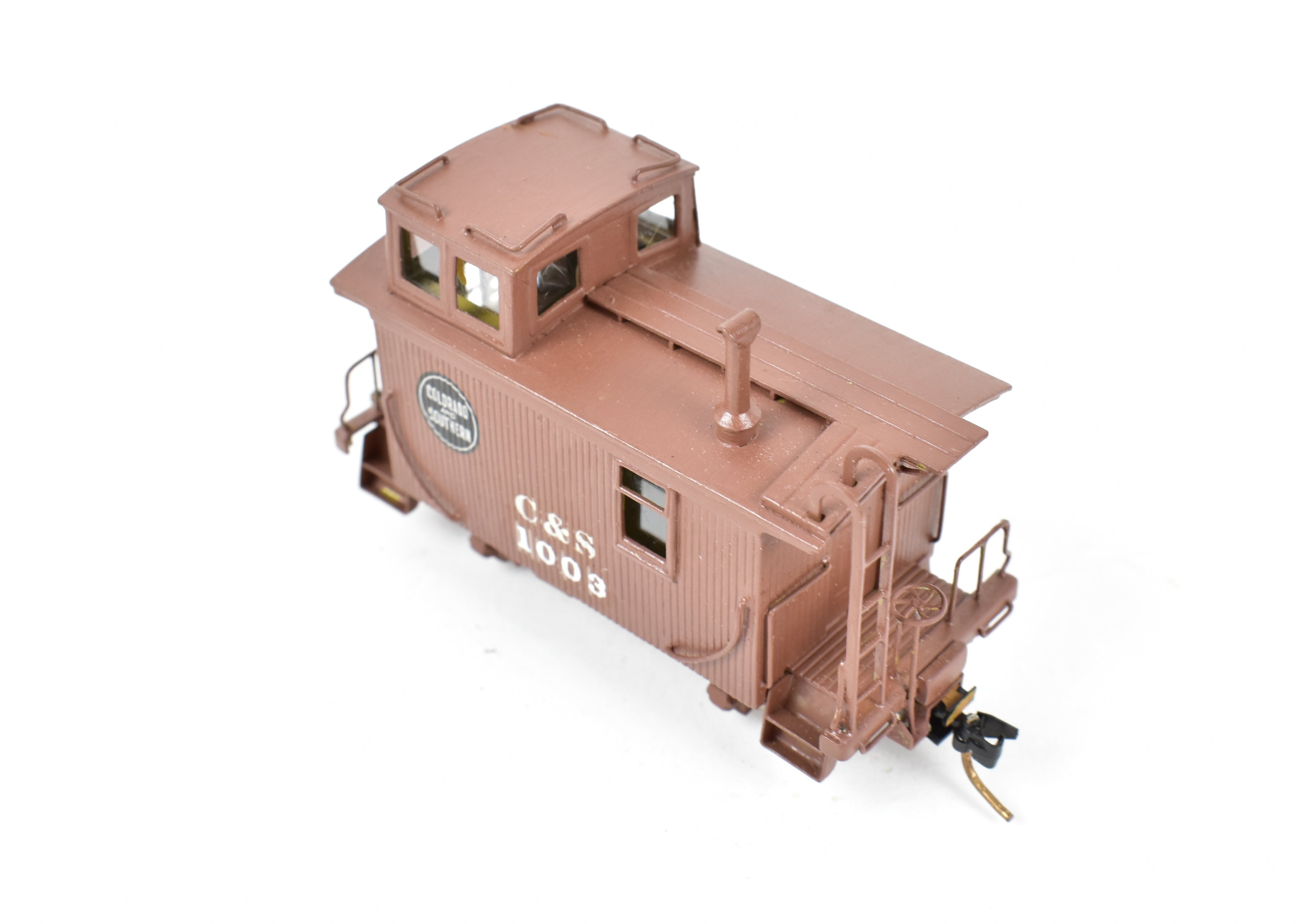 HOn3 Custom Painted NJ Brass 2-Axle Caboose #1003 - Colorado & Southern