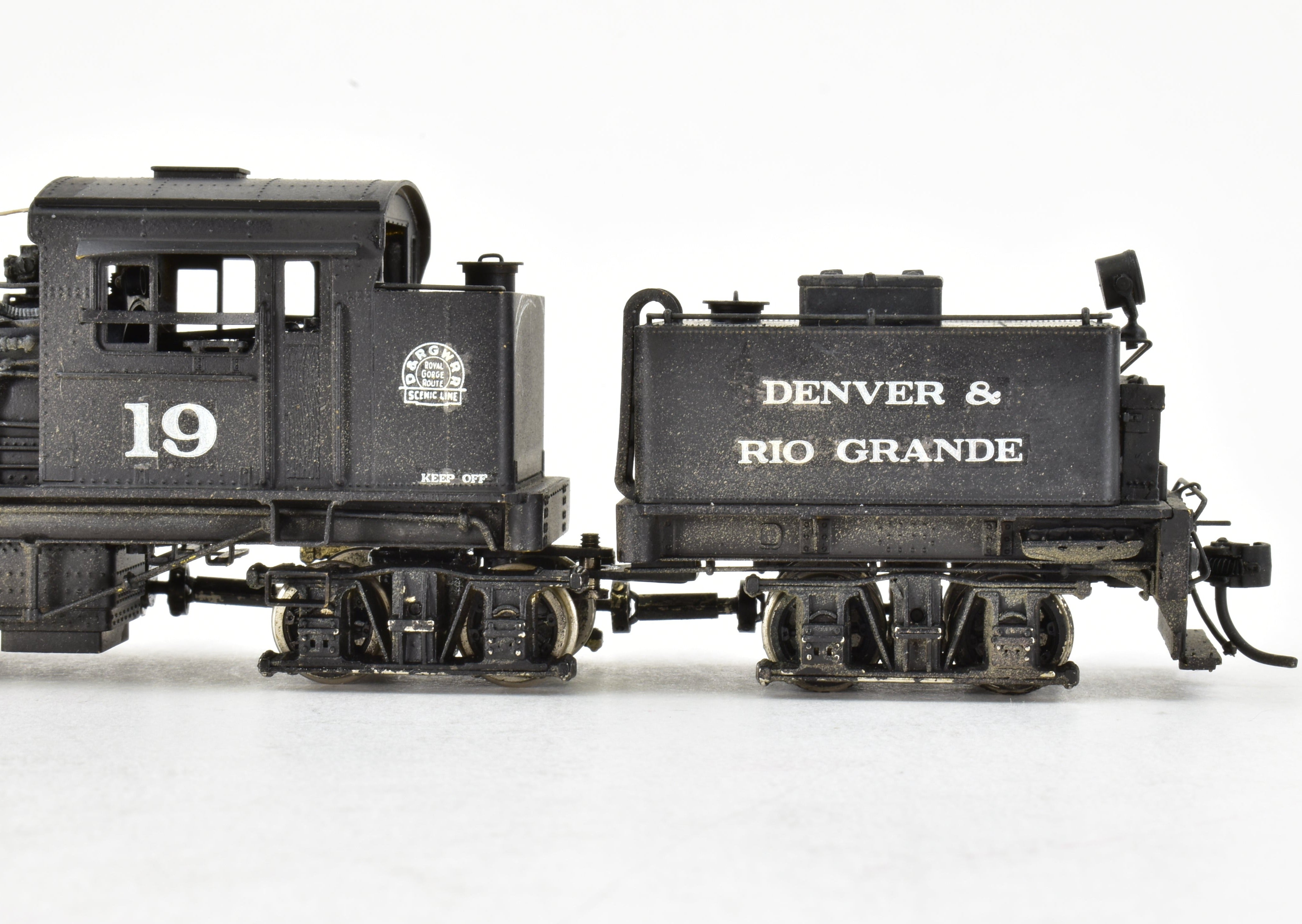 HO Scale Brass Westside Model Co. Westside Lumber Co. 3-Truck Shay Locomotive in Standard Gauge Version for Various Railroads