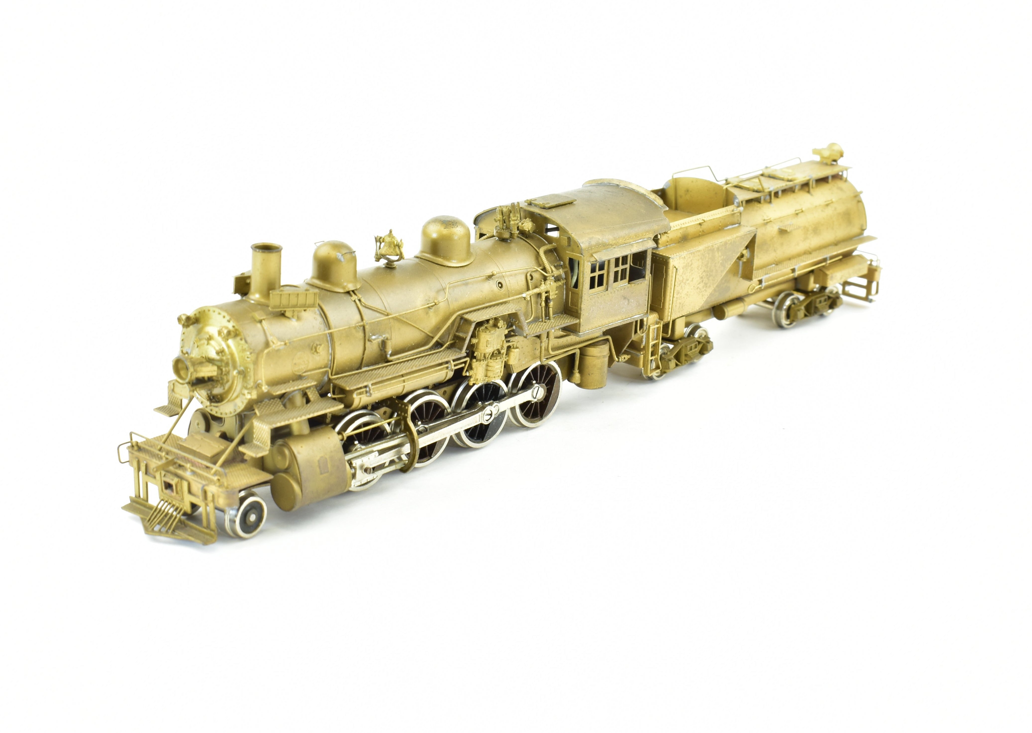High - Quality HO Scale Brass PFM - United UP Union Pacific 2 - 8 - 0 Steam Locomotive with Can Motor Upgrade