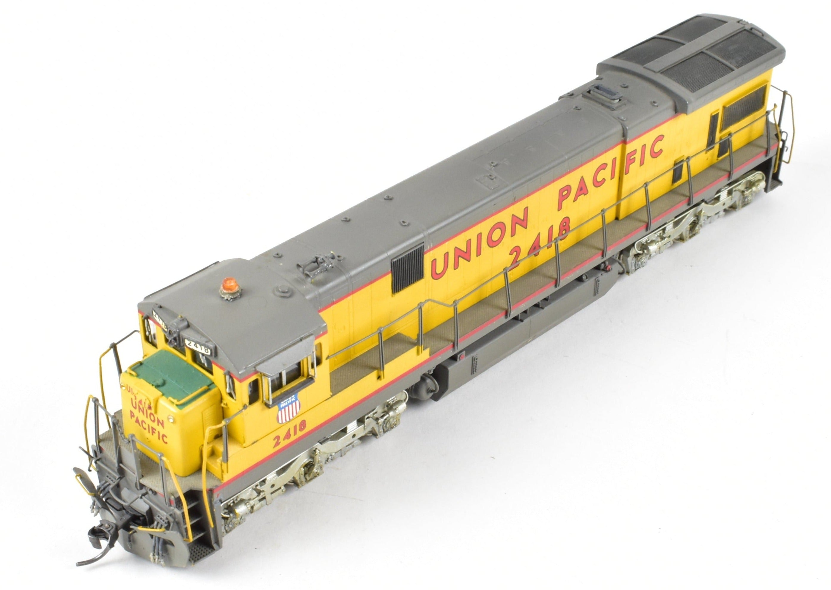 HO Scale Brass Diesel Locomotive Model - Overland Models, Inc. Union Pacific GE C - 30 - 7 with 4 - Window Cab and without Anticlimber CP