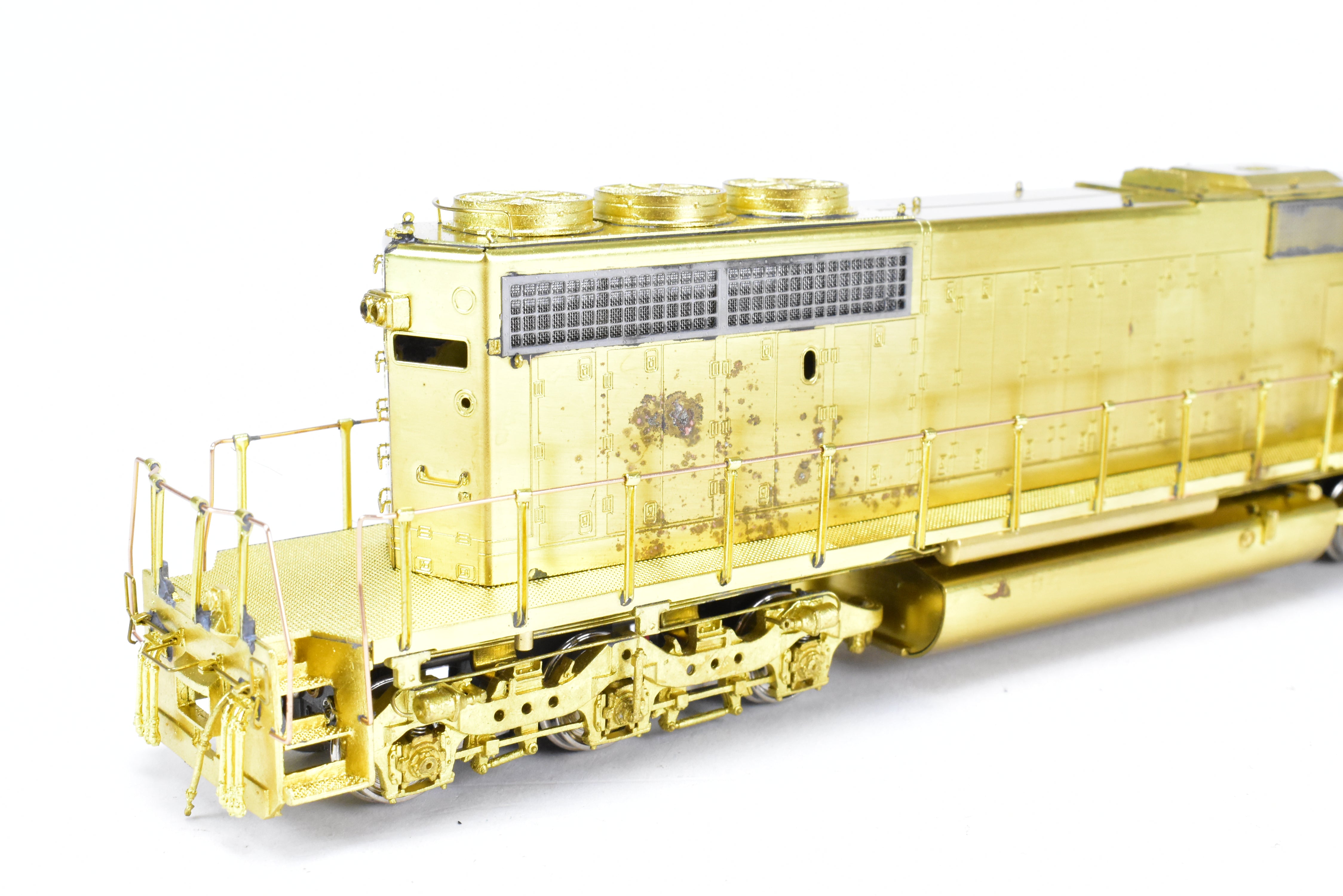 HO Scale Brass Model Train - Overland Models Inc. (OMI) Missouri Pacific EMD SD40-2 Locomotive without Dynamic Brakes and with Early Radiator Screens