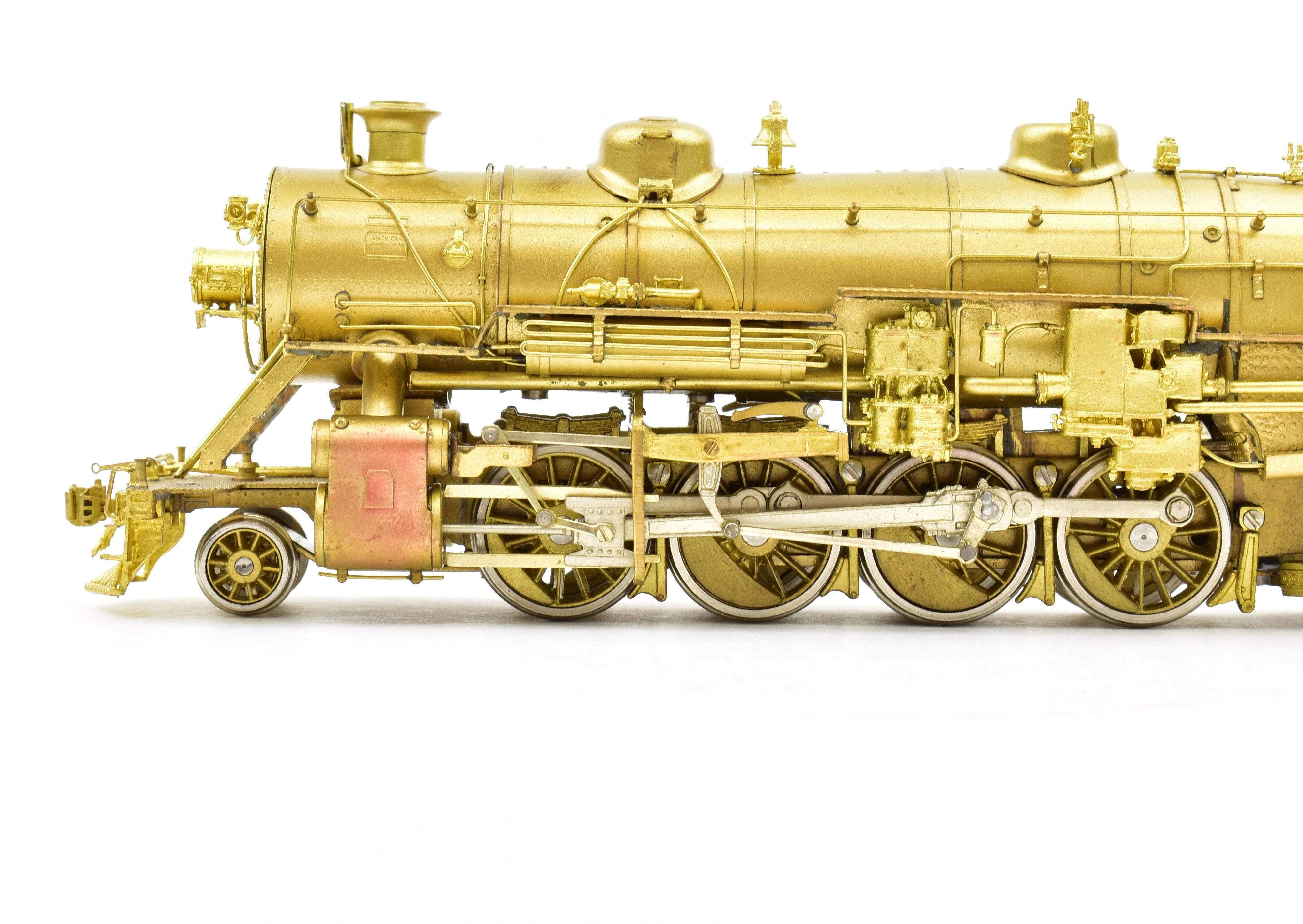 HO Scale Brass Key Imports Model of Nashville Chattanooga & St. Louis #650 2-8-2 Mikado Steam Locomotive