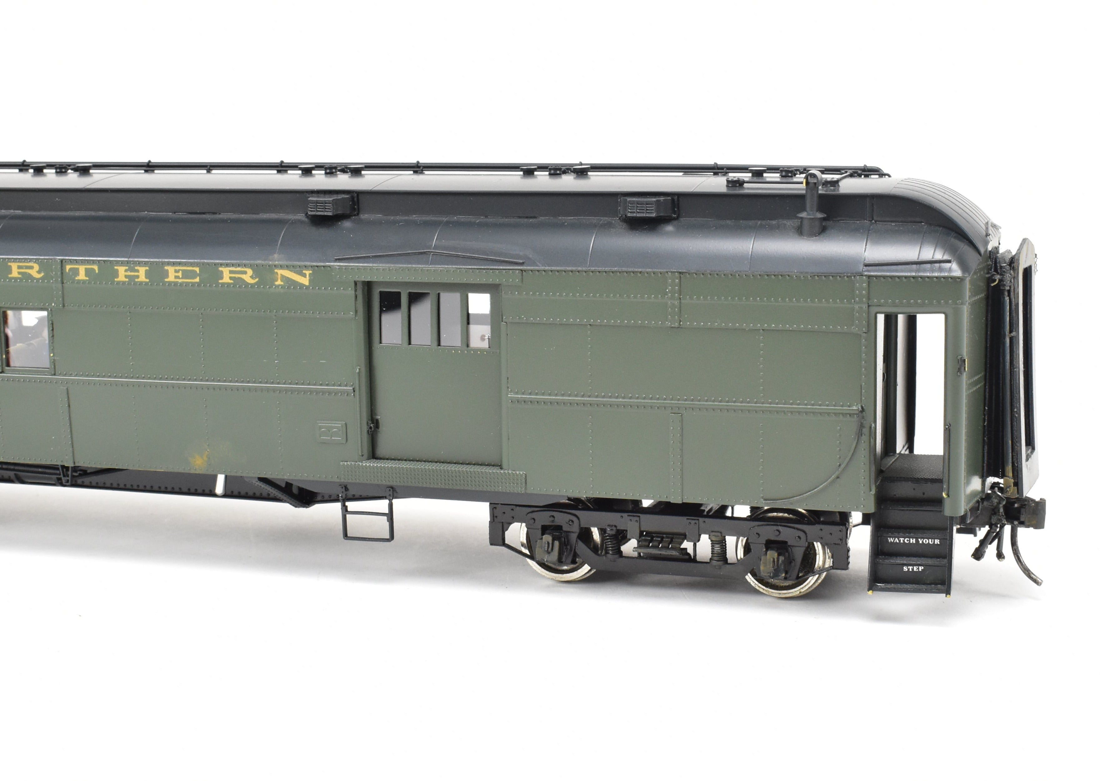 O Scale 1:48th Oriental Limited Great Northern H.W Combine/Caboose Model - Brass, Custom - Finished, Numbered 582