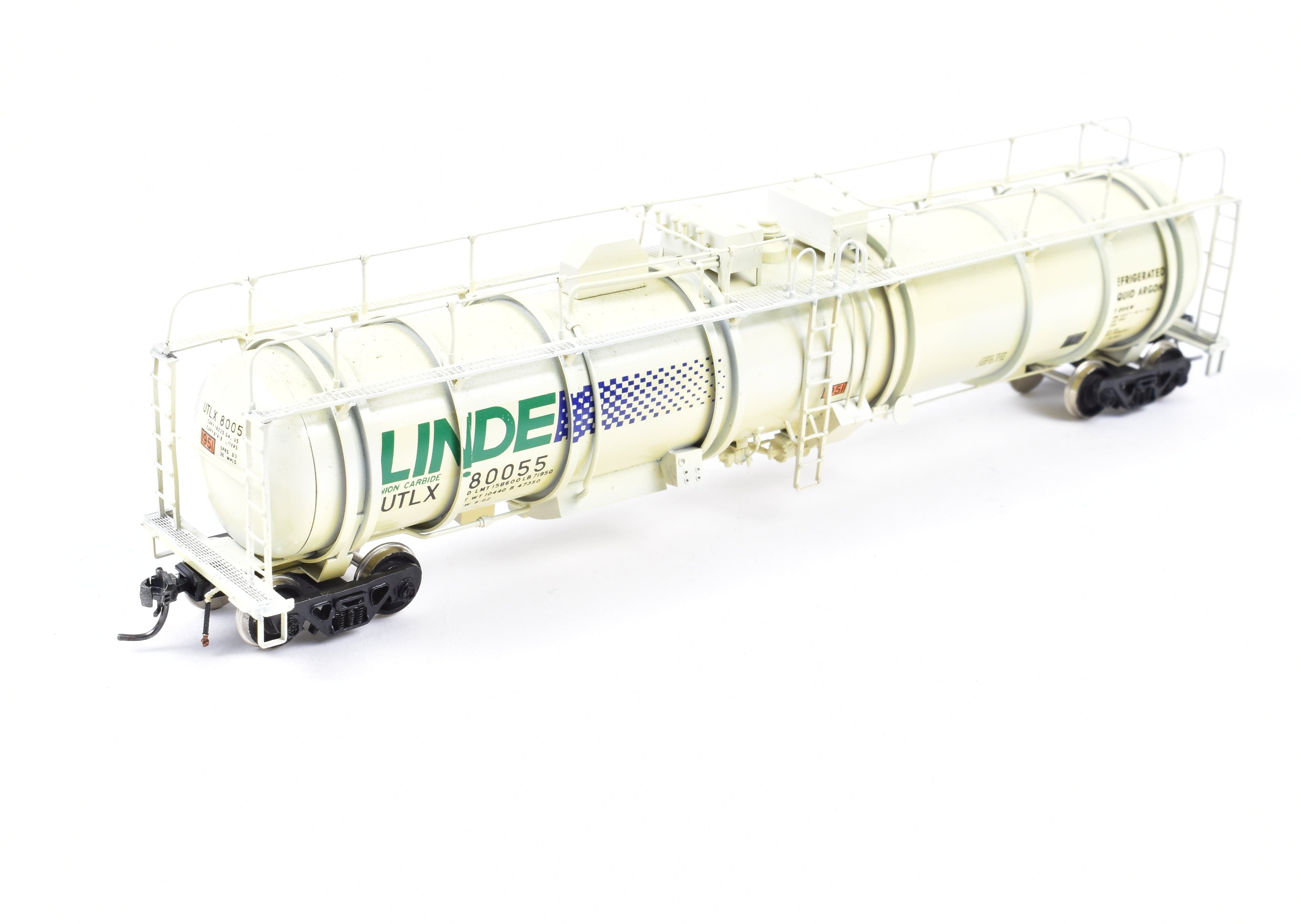 HO Brass OMI by Overland Models: Custom Painted Liquid Argon Tank #80055