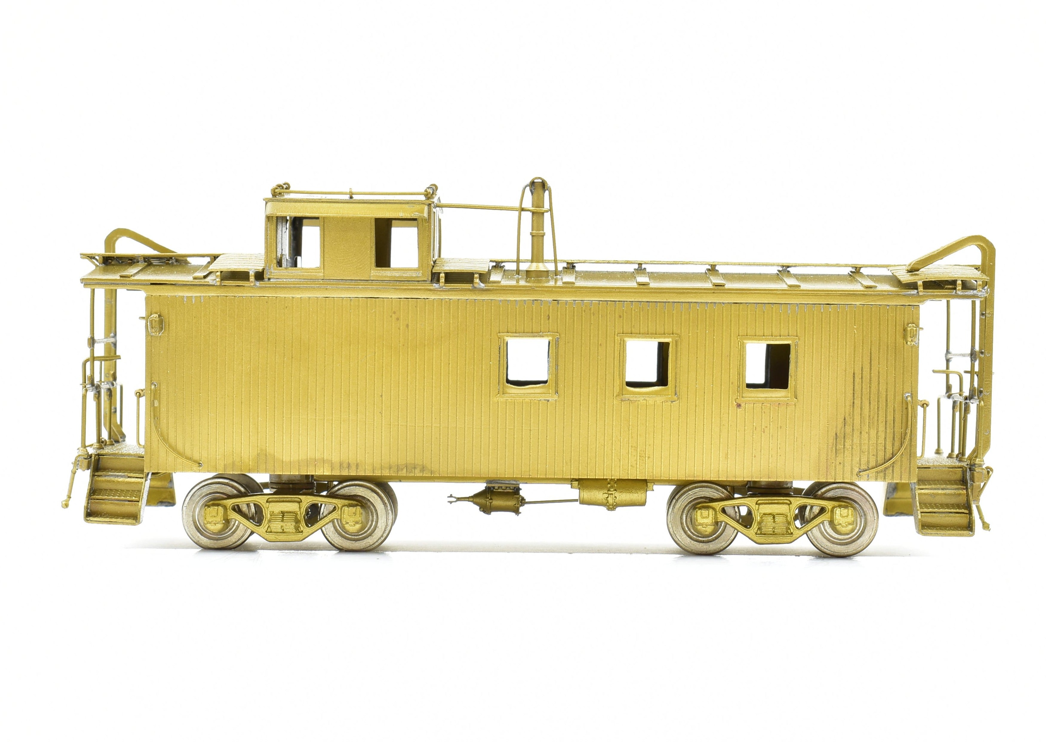 HO Scale Brass SLSF - Frisco Caboose with Steel Cupola Model by OMI - Overland Models, Inc.