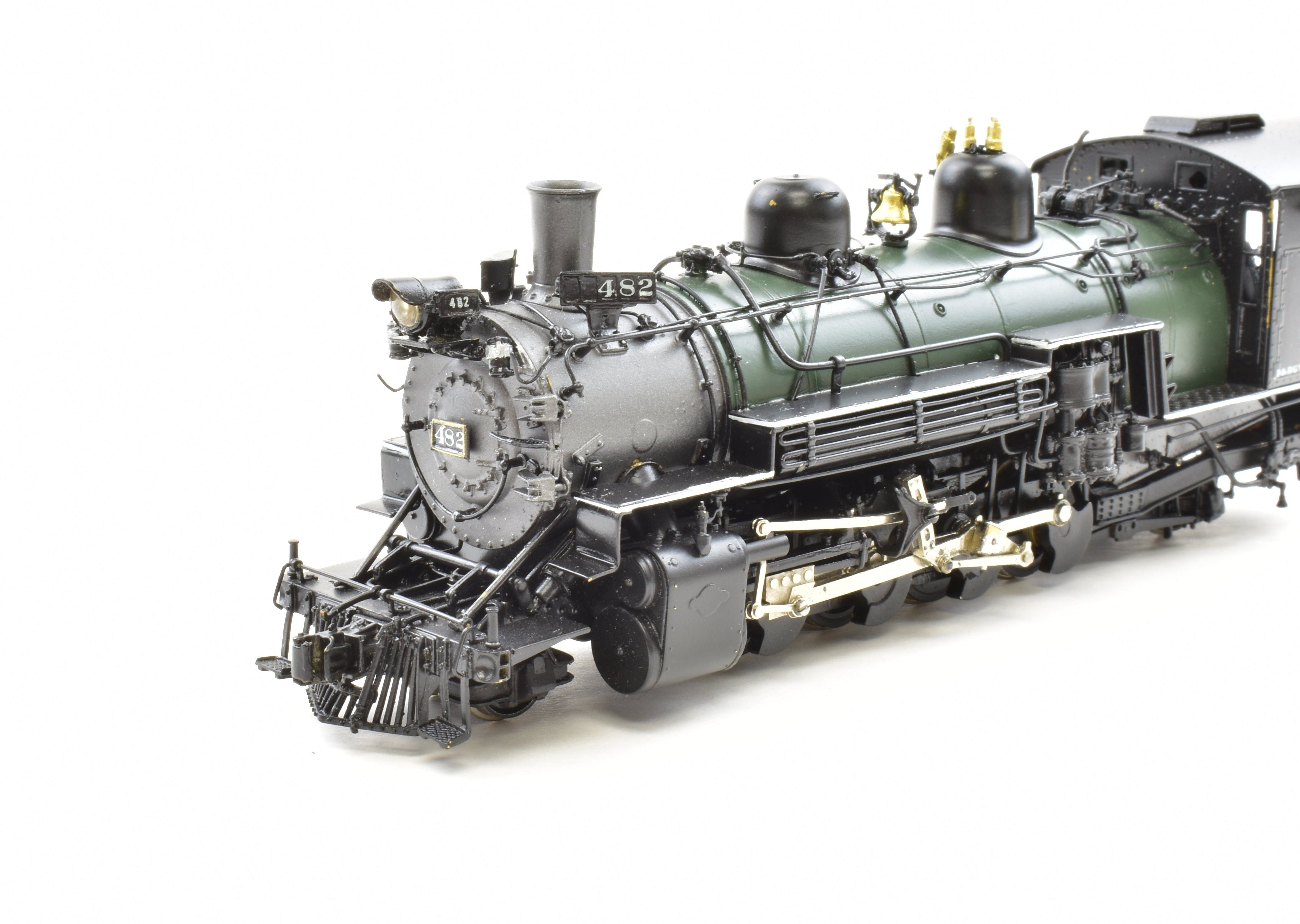 HOn3 Brass PFM Fujiyama - D&RGW Denver & Rio Grande Western K - 36 2 - 8 - 2 Pro Paint Locomotive #482