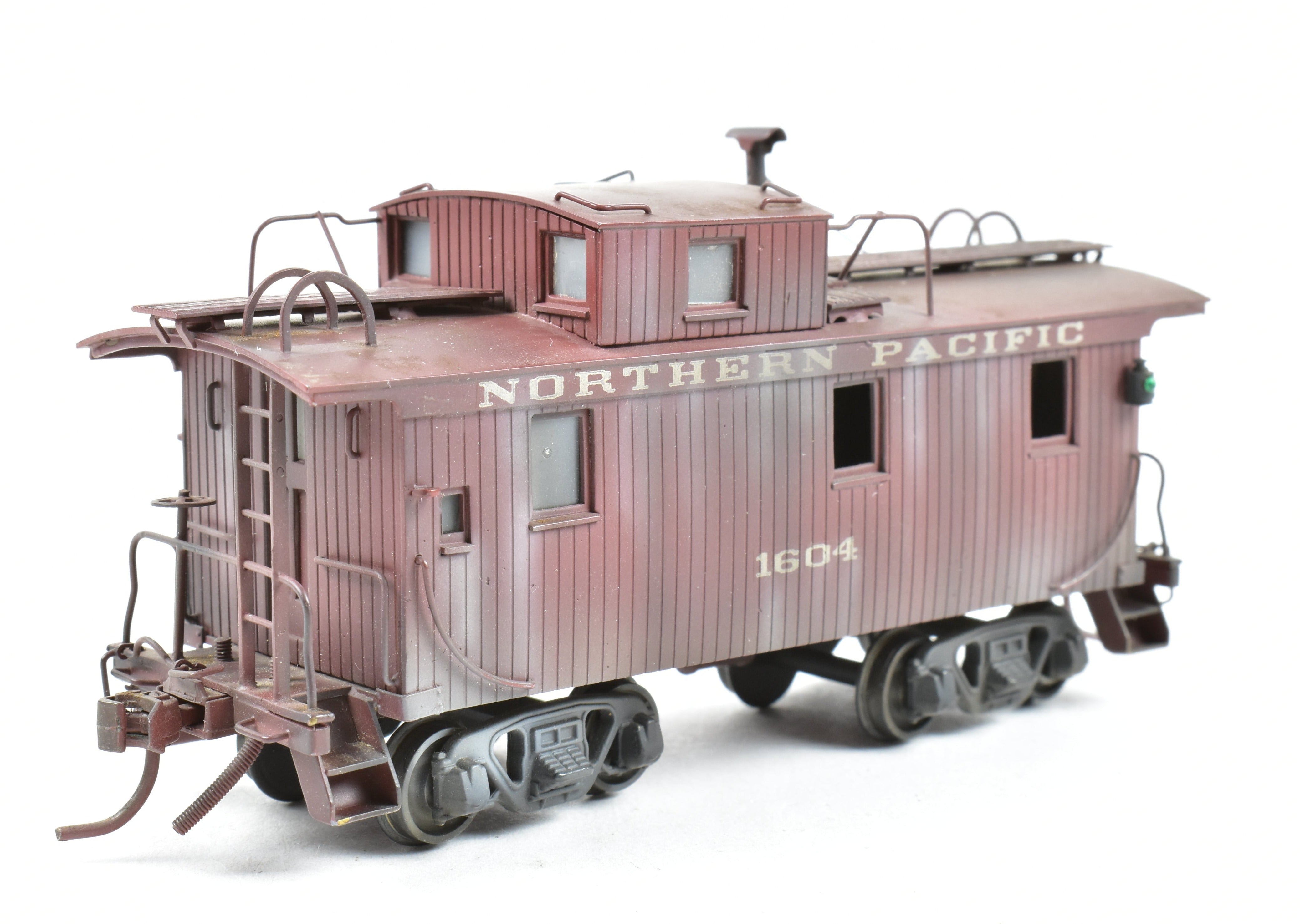 Custom Painted HO Scale Brass PFM United Northern Pacific Wood Caboose Model