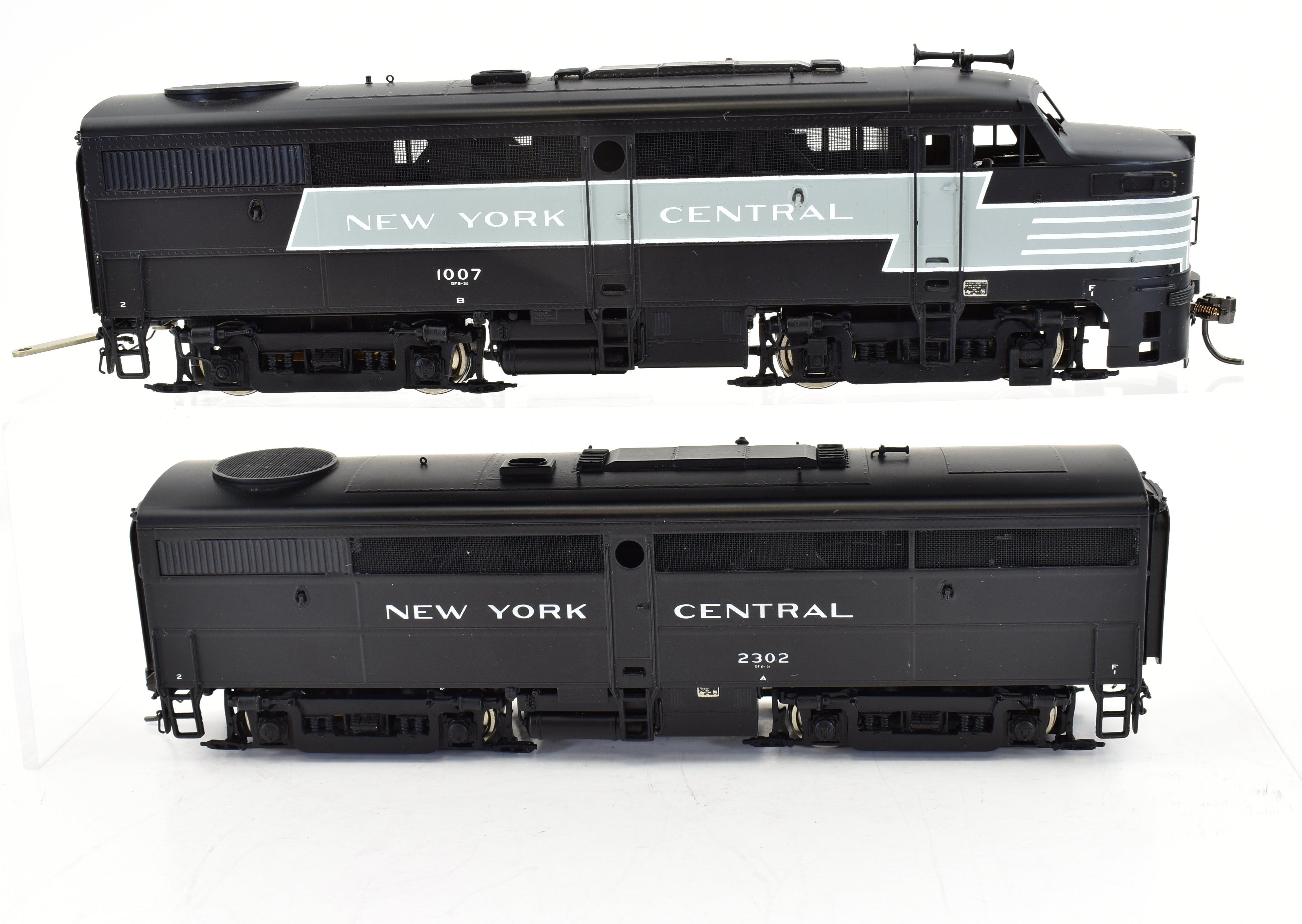 HO Scale Brass Key Imports New York Central ALCO FA - 1/FB - 1 Set Phase I Custom Series #72 Freight Version with Factory - Painted Finish from NYC