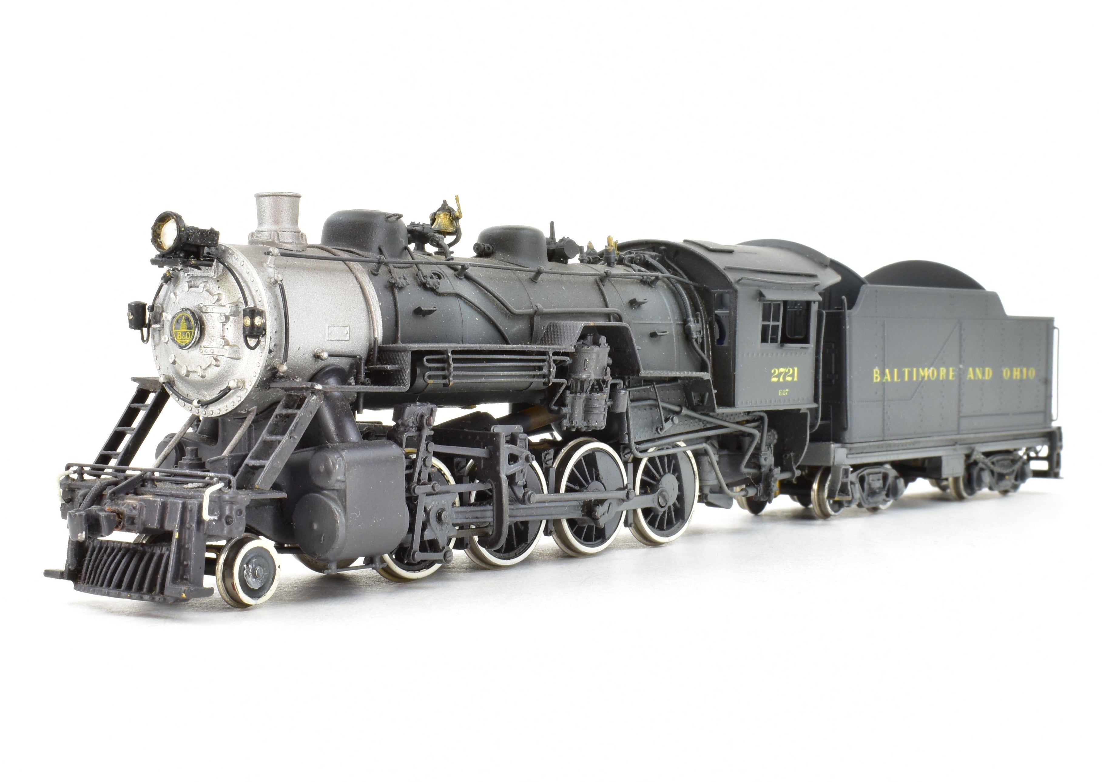 HO Brass PFM - United B&O Baltimore & Ohio E-27ca 2-8-0 Custom Painted Can Motor Model