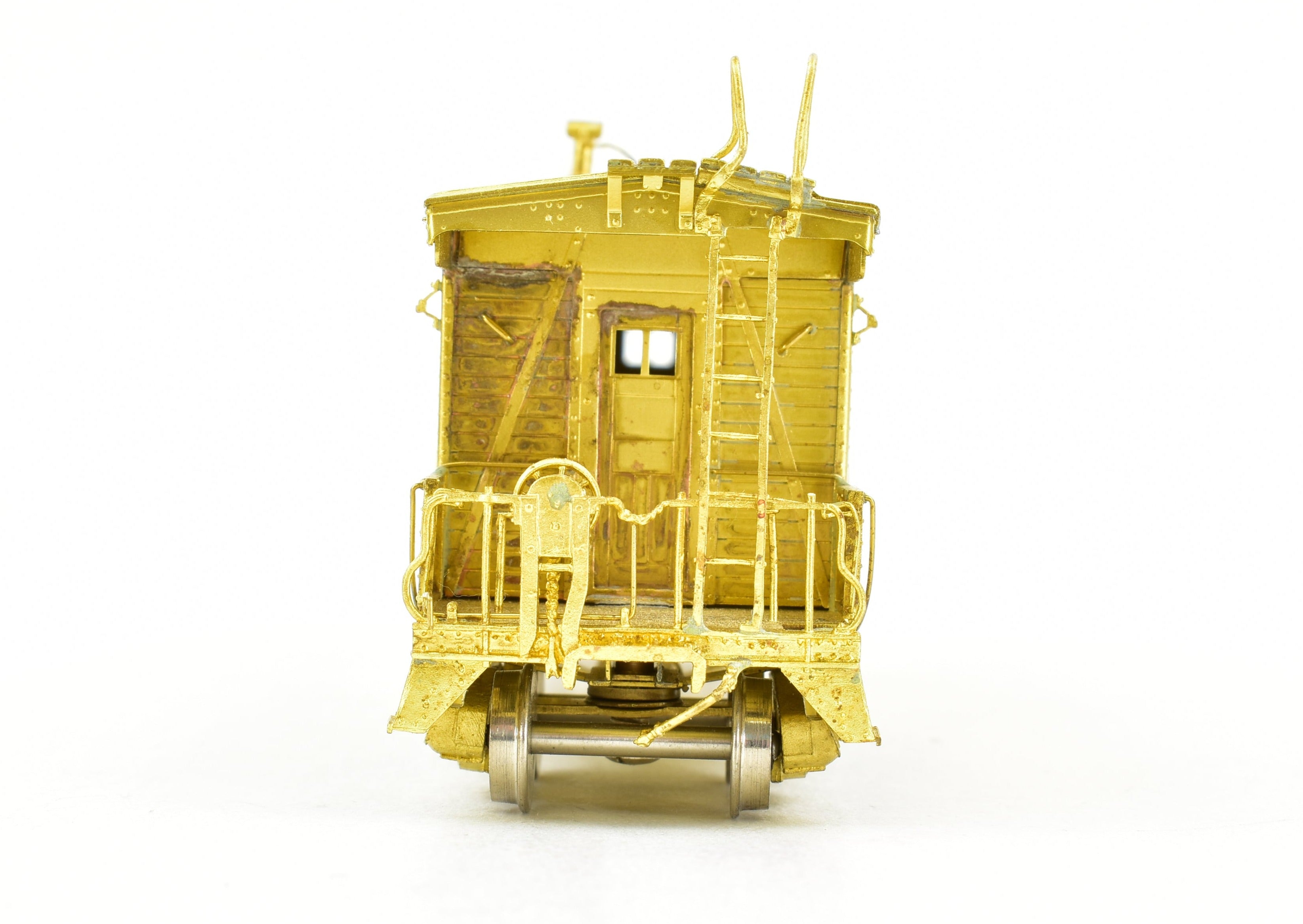 HO Scale Brass OMI - Overland Models, Inc. Illinois Central OSB Outside Braced Wood Caboose Model