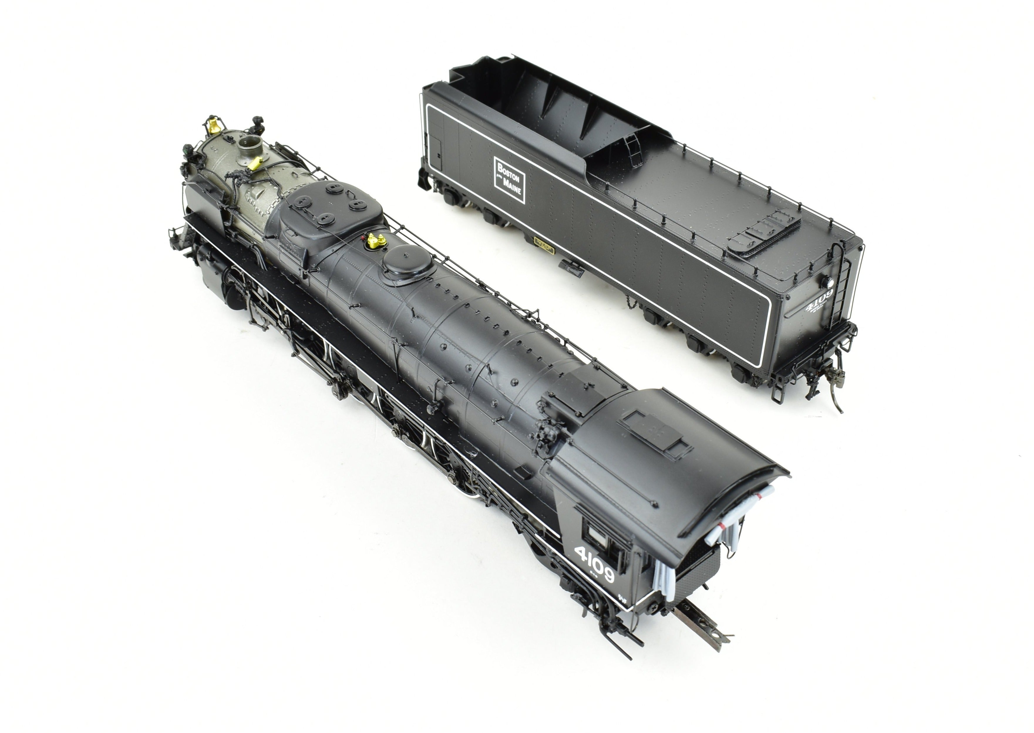 HO Scale Brass Precision Steam Locomotive - Precision Scale Co. B&M - Boston & Maine R - 1b 4 - 8 - 2 FP Model