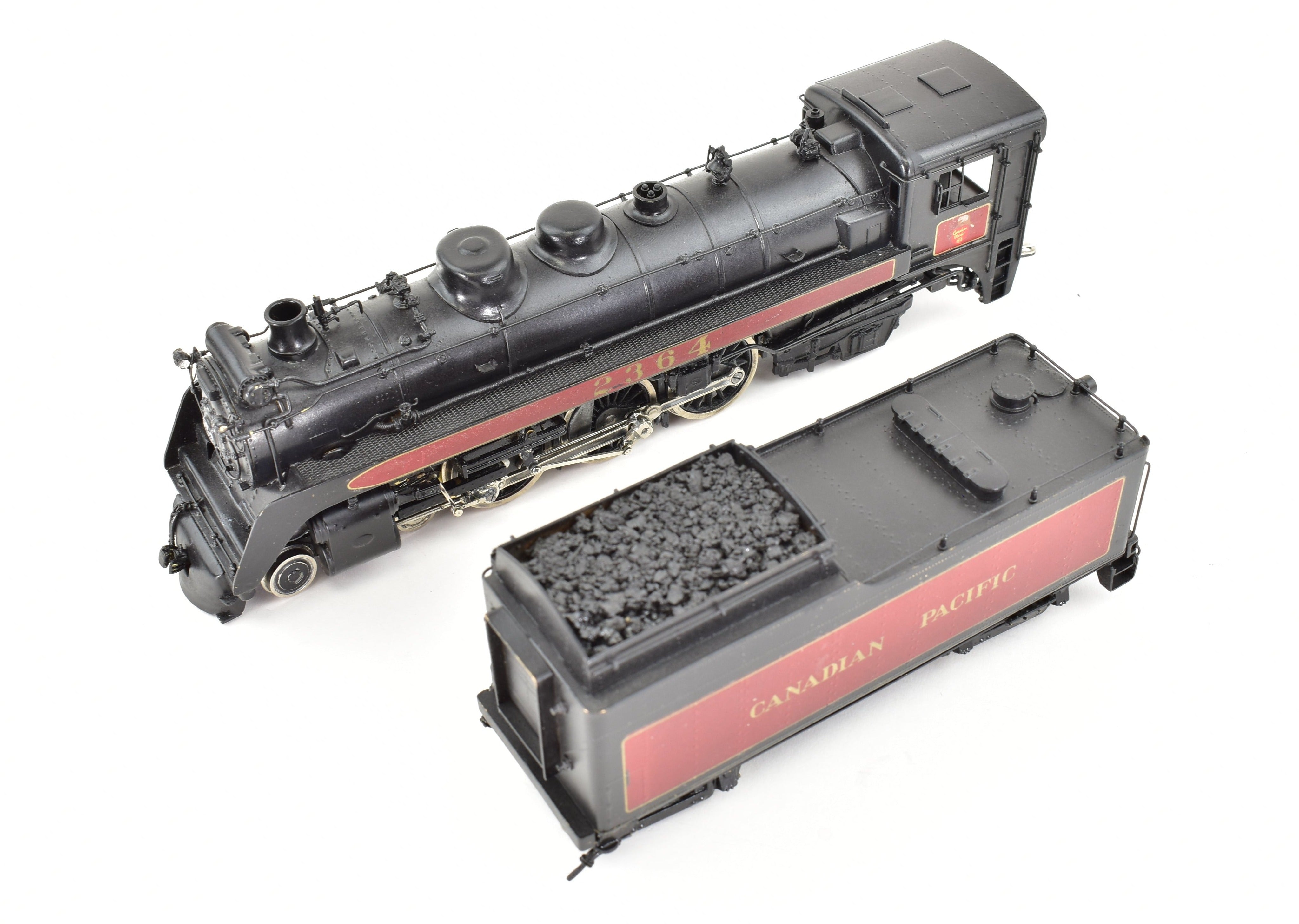 HO Scale Brass Model Train - Van Hobbies CPR Canadian Pacific Railway G - 3 4 - 6 - 2 Custom Painted Locomotive