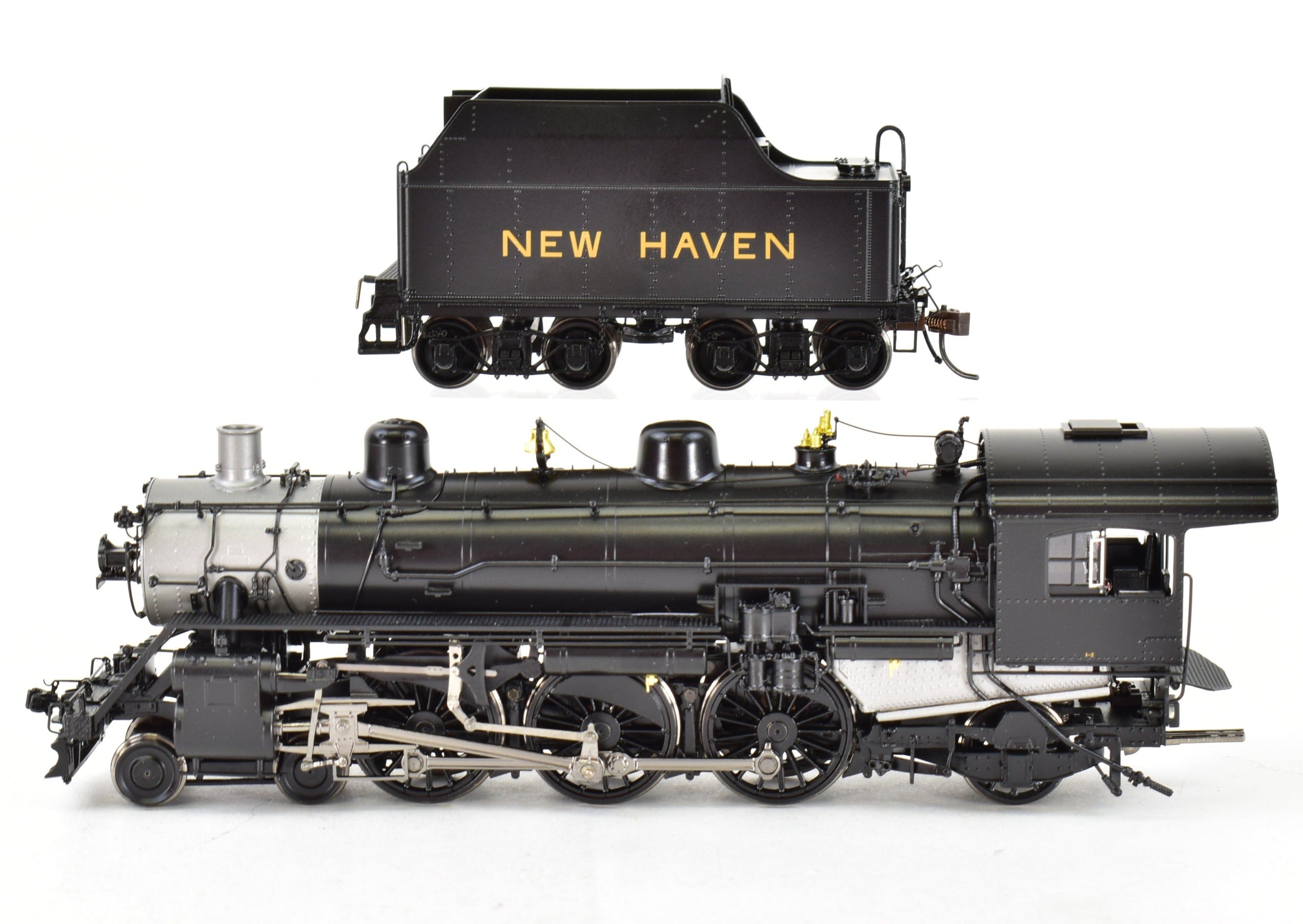 HO Scale Brass Crown Custom Imports New Haven I-2 4-6-2 Pacific Locomotive Model with ATS on Pilot and Factory Painting, Custom Imported for Enthusiasts