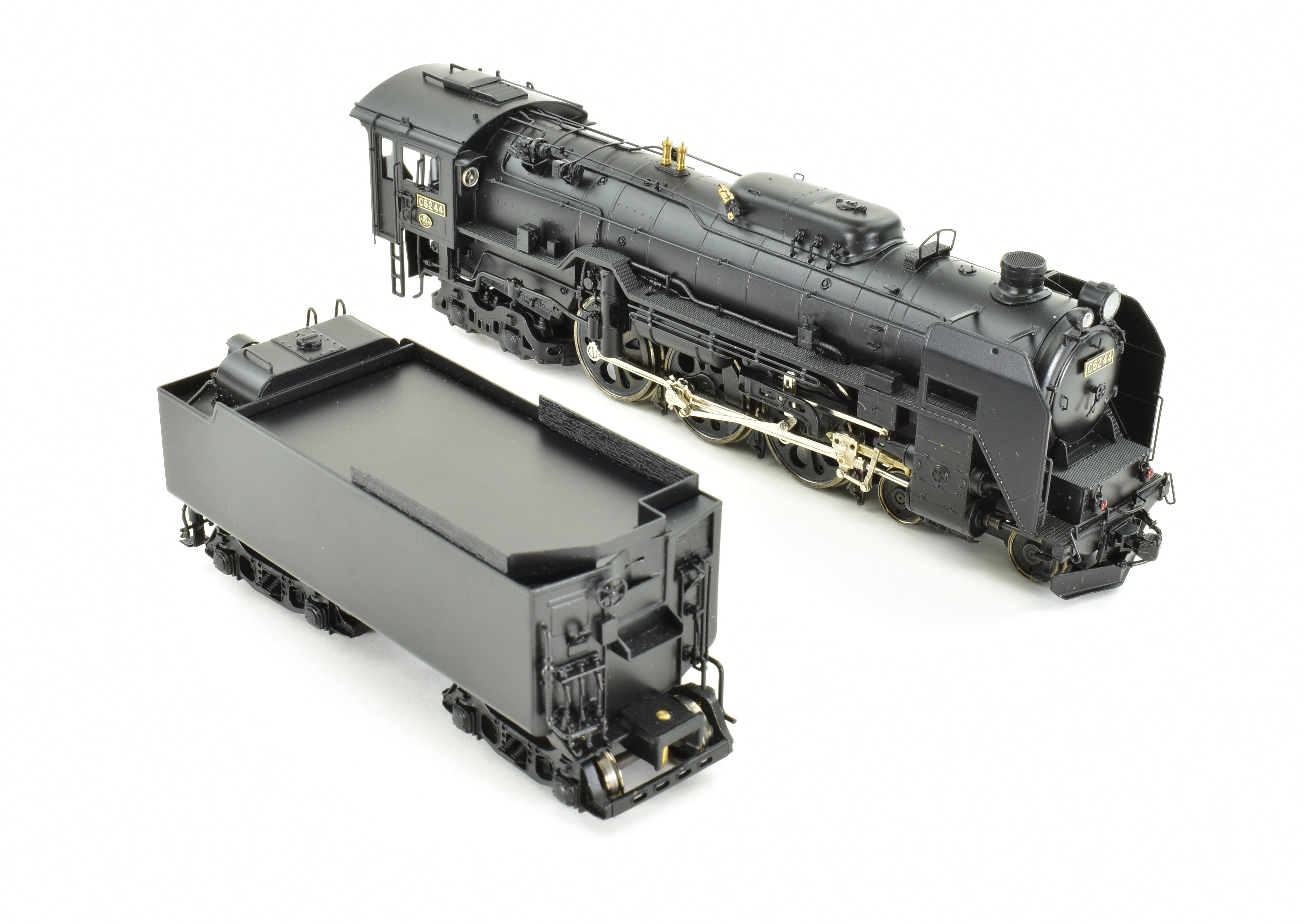 J Scale Brass Model Train - Tenshodo Japanese National Railways C62-44 4-6-4 Locomotive from 1998 Run