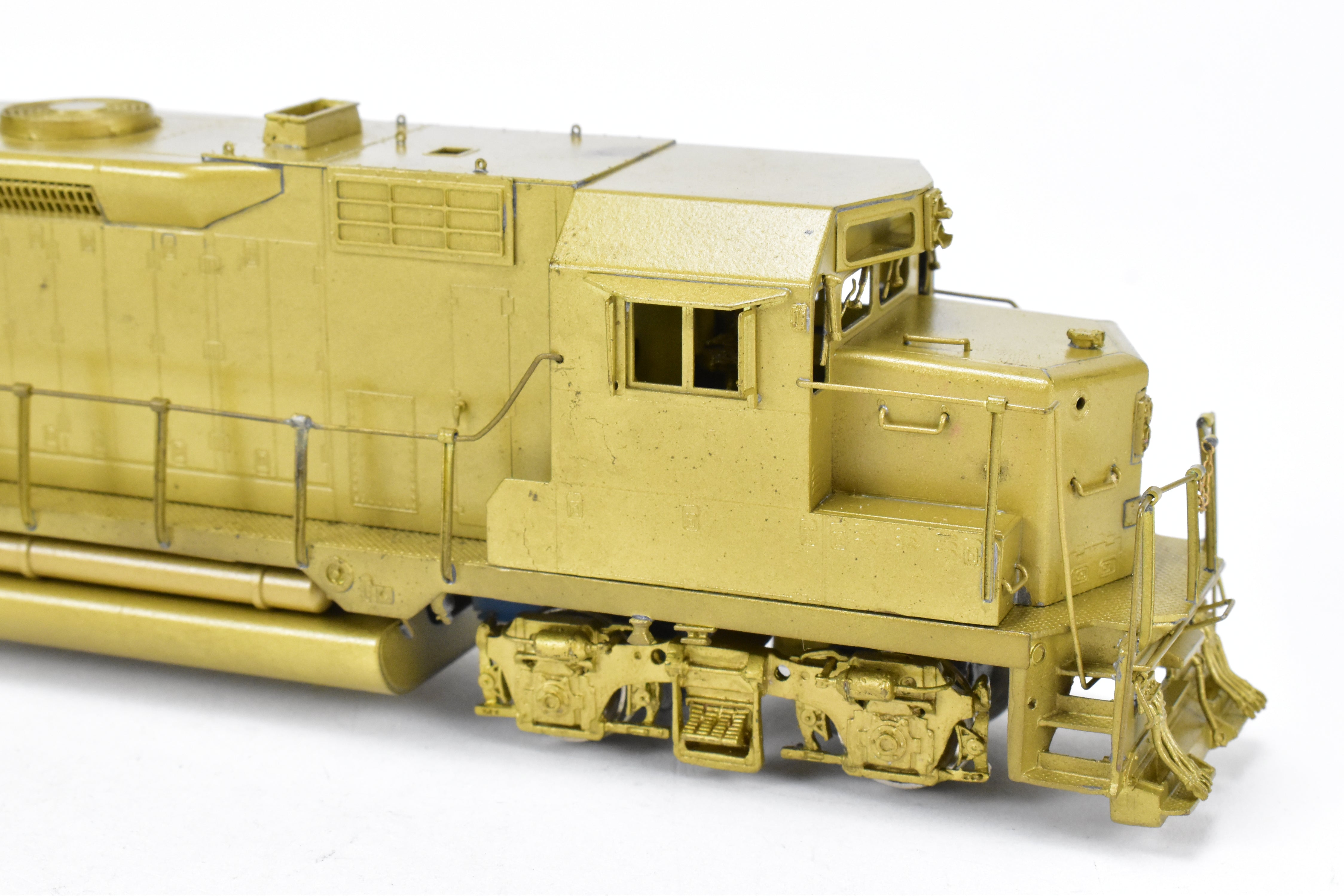 HO Scale Brass Model Train - Overland Models Inc. EMD GP35 Locomotives of Various Roads with Dynamic Brakes and Nose - Mounted Headlight in N Scale